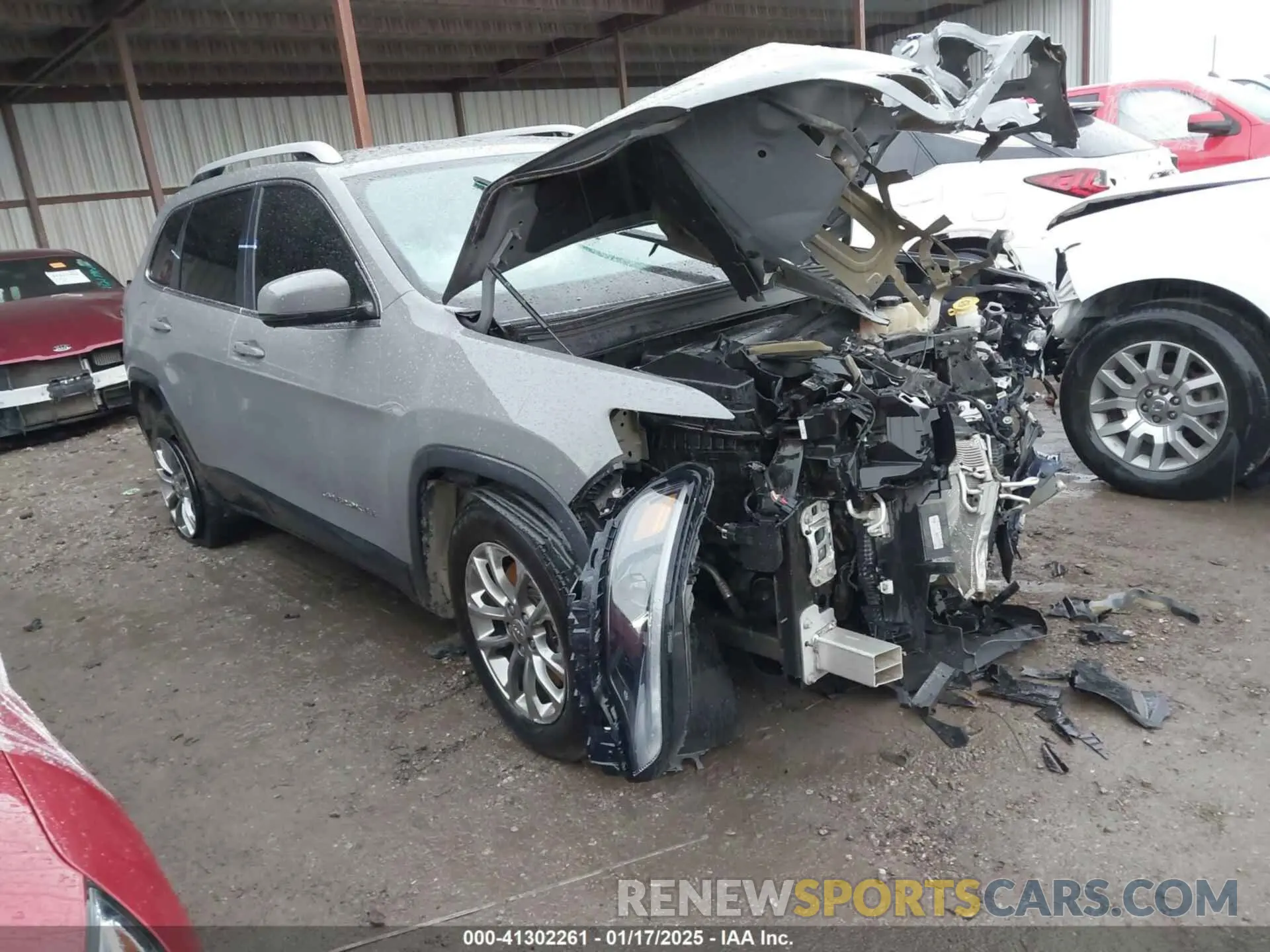 1 Photograph of a damaged car 1C4PJLLB9LD514713 JEEP CHEROKEE 2020