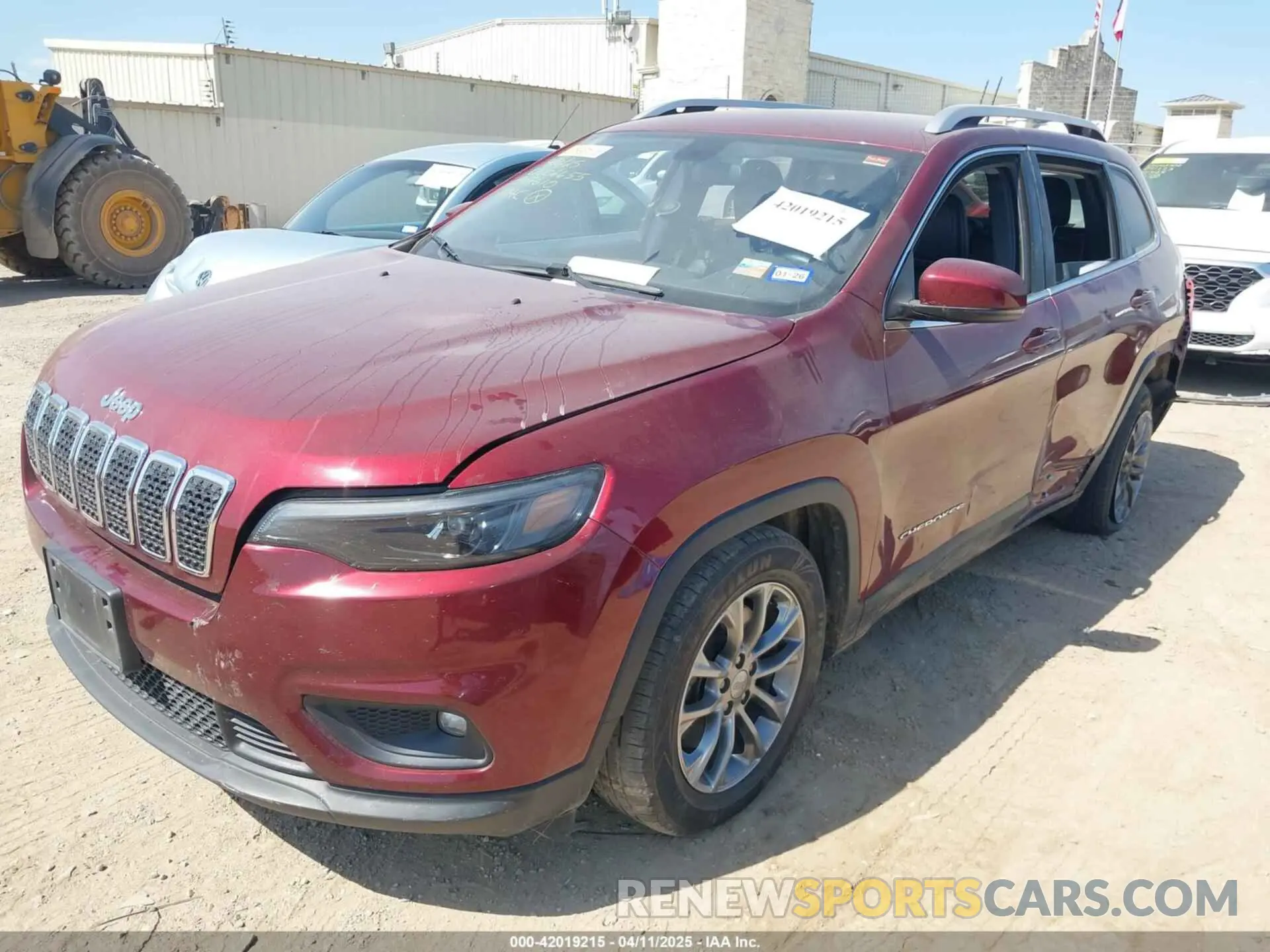 2 Photograph of a damaged car 1C4PJLLBXLD547610 JEEP CHEROKEE 2020