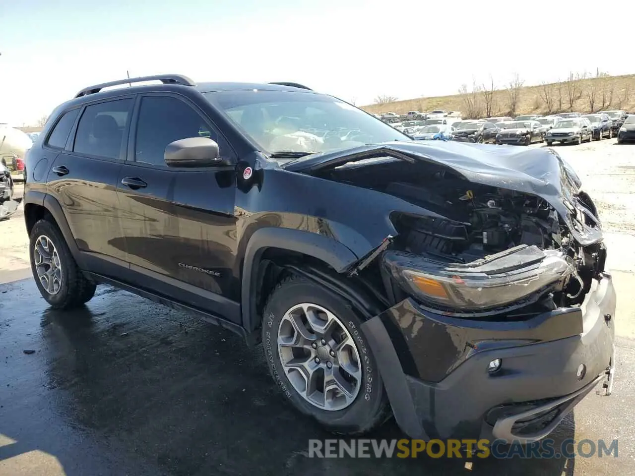 4 Photograph of a damaged car 1C4PJMBN8LD607854 JEEP CHEROKEE 2020