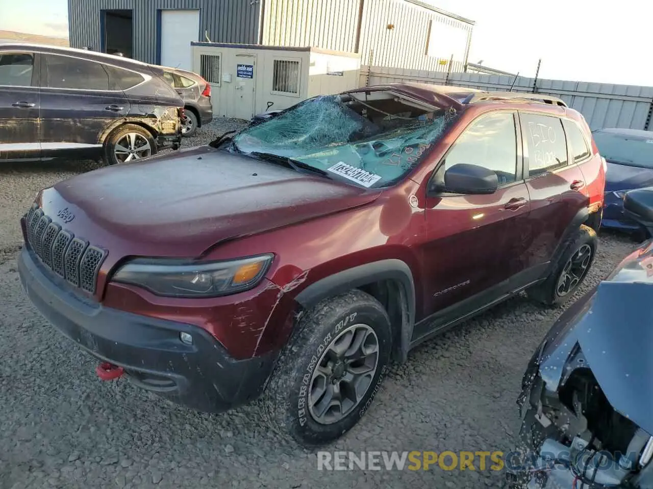 1 Photograph of a damaged car 1C4PJMBX1LD500971 JEEP CHEROKEE 2020