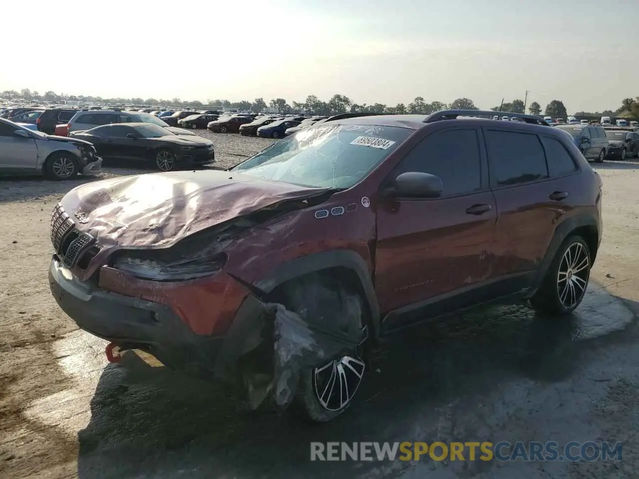 1 Photograph of a damaged car 1C4PJMBX3LD530778 JEEP CHEROKEE 2020