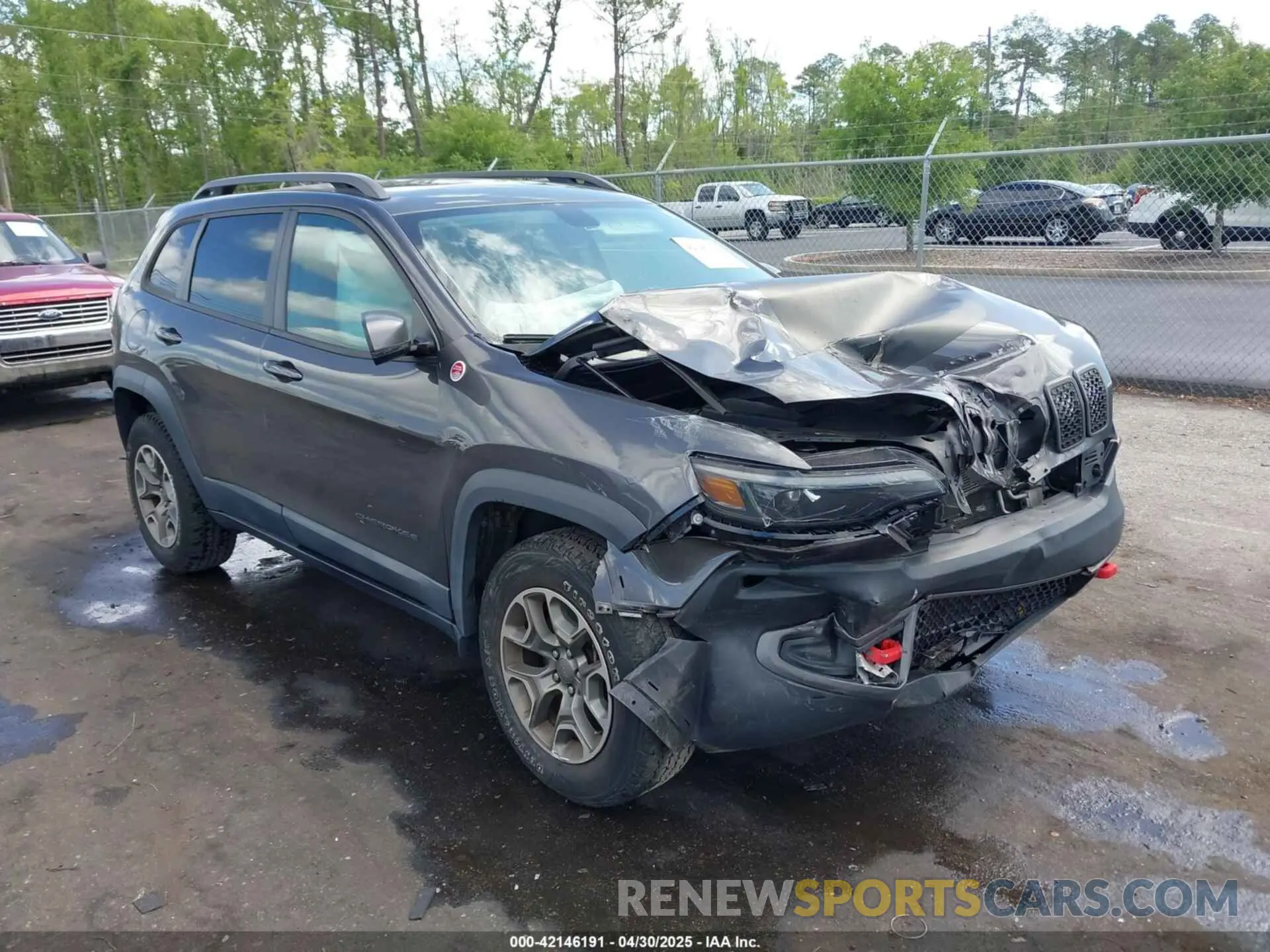 1 Photograph of a damaged car 1C4PJMBX5LD527252 JEEP CHEROKEE 2020