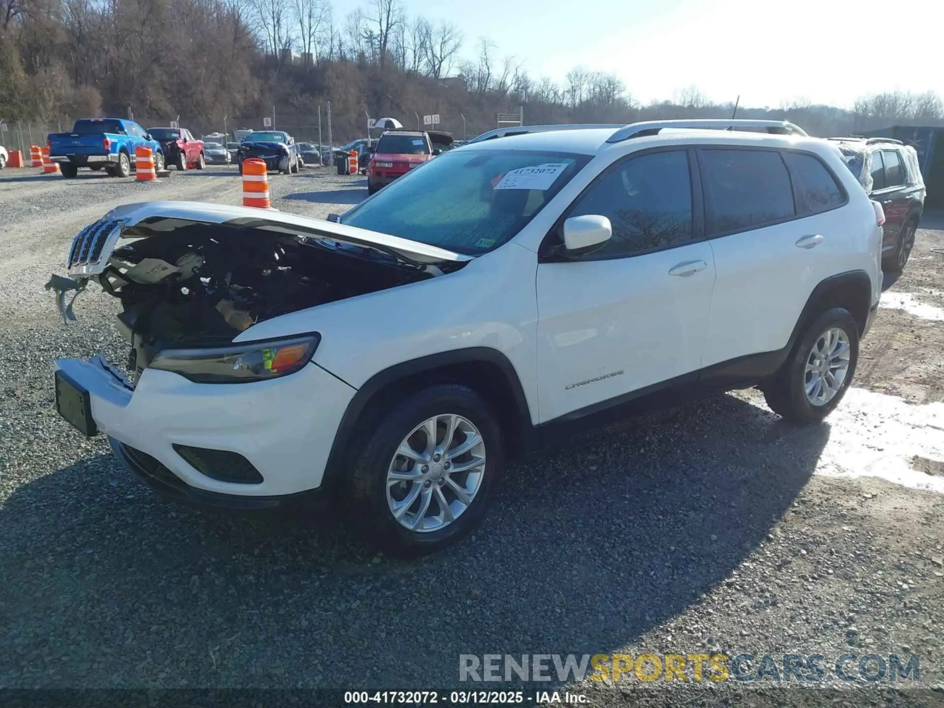 2 Photograph of a damaged car 1C4PJMCB7LD505563 JEEP CHEROKEE 2020