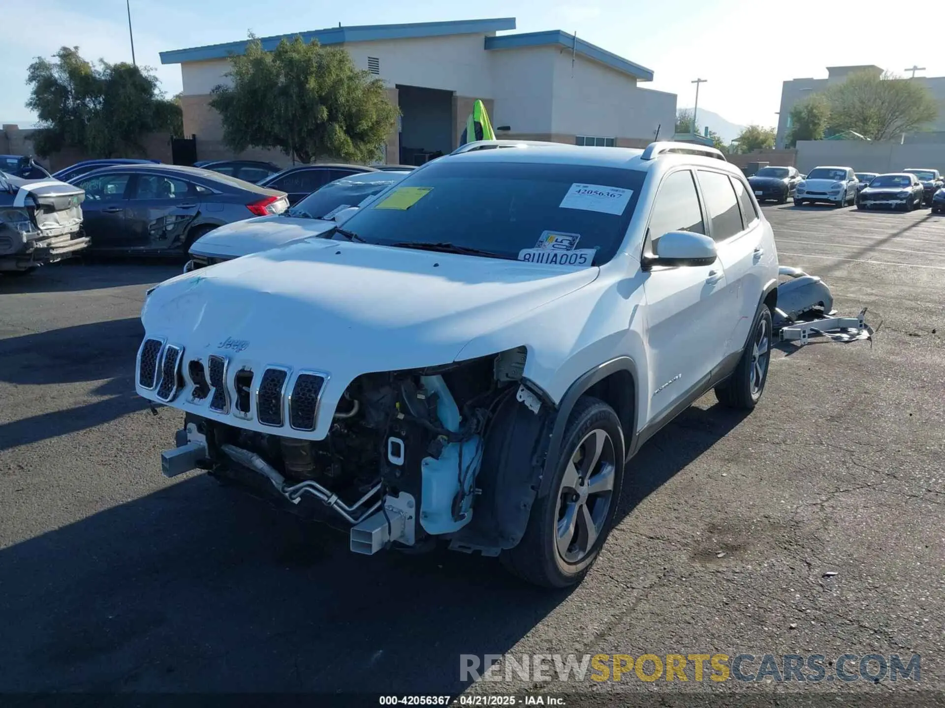 2 Photograph of a damaged car 1C4PJMDX4LD574124 JEEP CHEROKEE 2020
