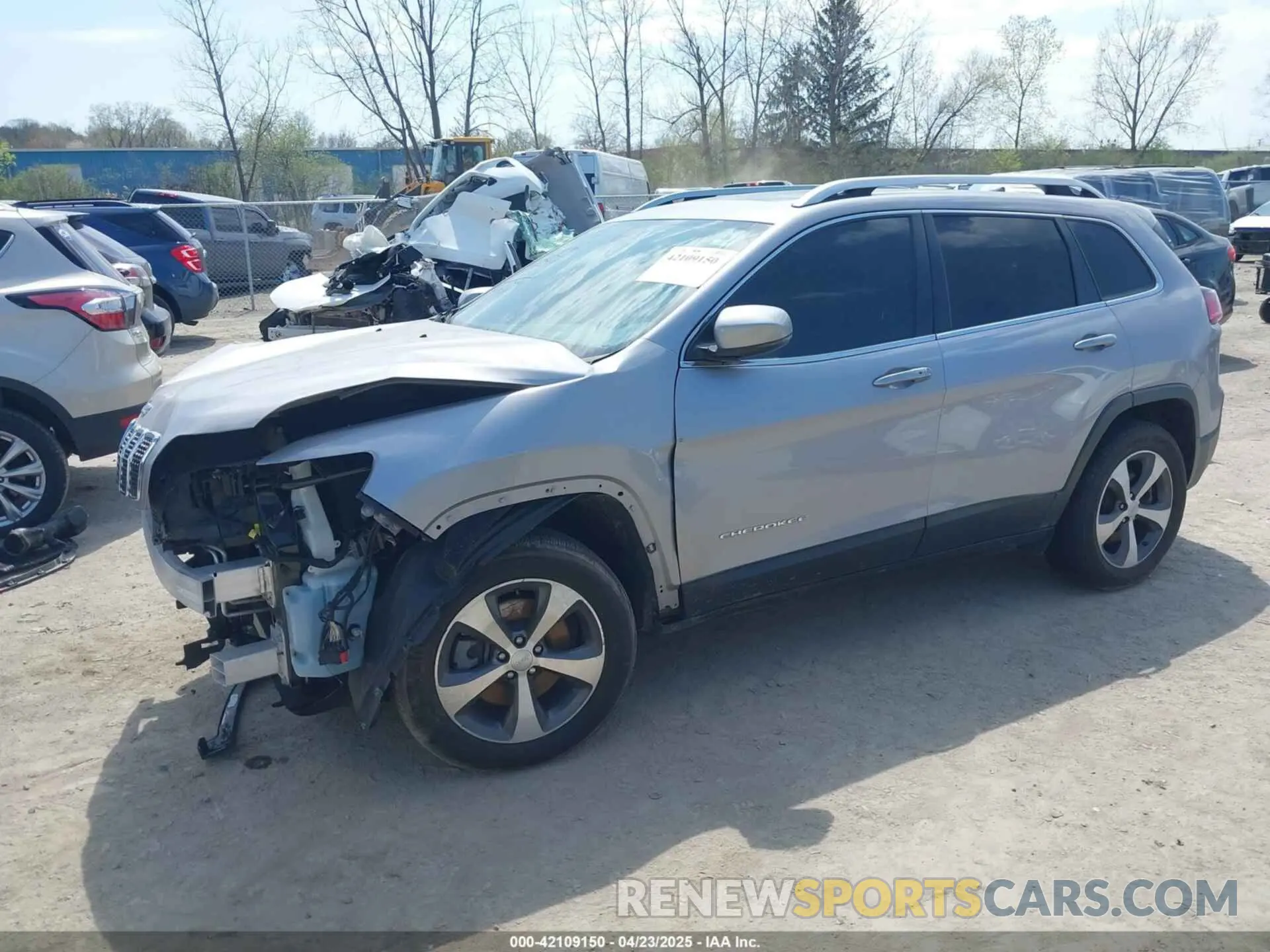 2 Photograph of a damaged car 1C4PJMDX5LD617675 JEEP CHEROKEE 2020