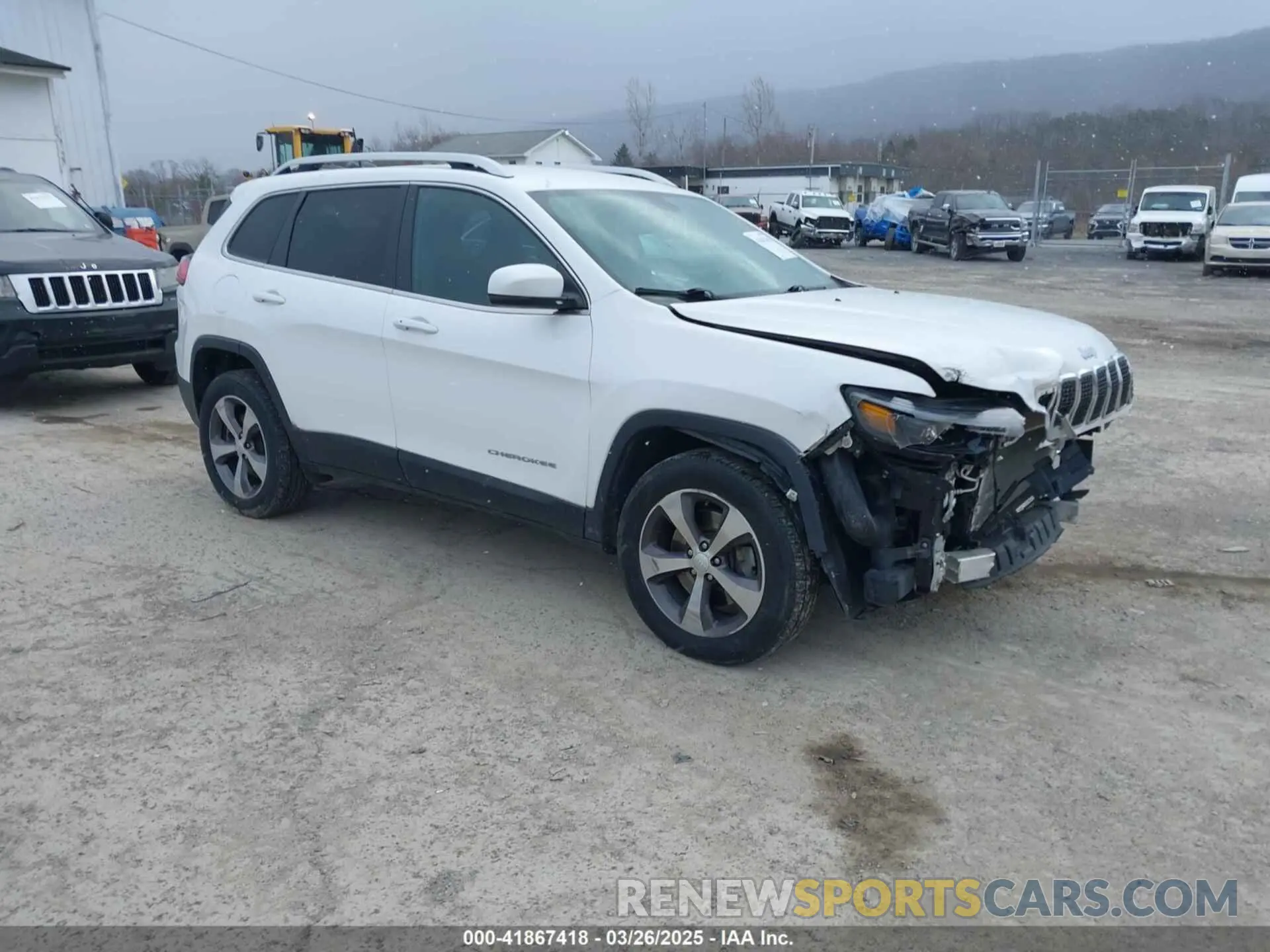 1 Photograph of a damaged car 1C4PJMDX6LD503944 JEEP CHEROKEE 2020