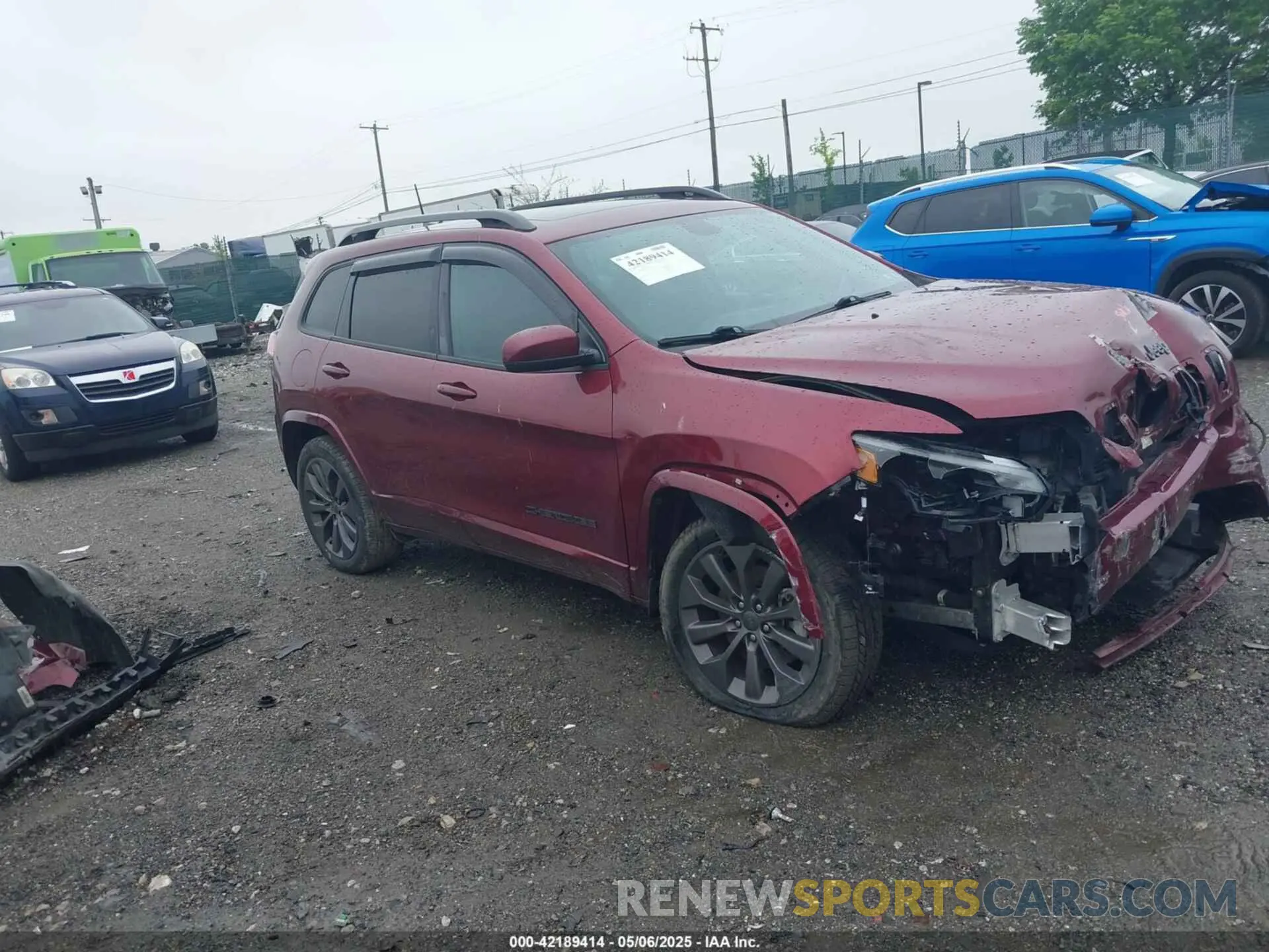 1 Photograph of a damaged car 1C4PJMDXXLD607790 JEEP CHEROKEE 2020