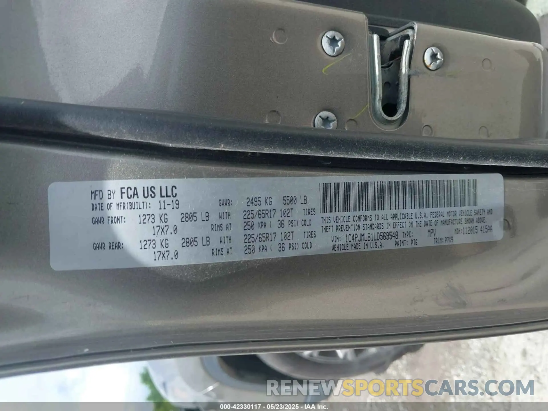 9 Photograph of a damaged car 1C4PJMLB1LD569548 JEEP CHEROKEE 2020