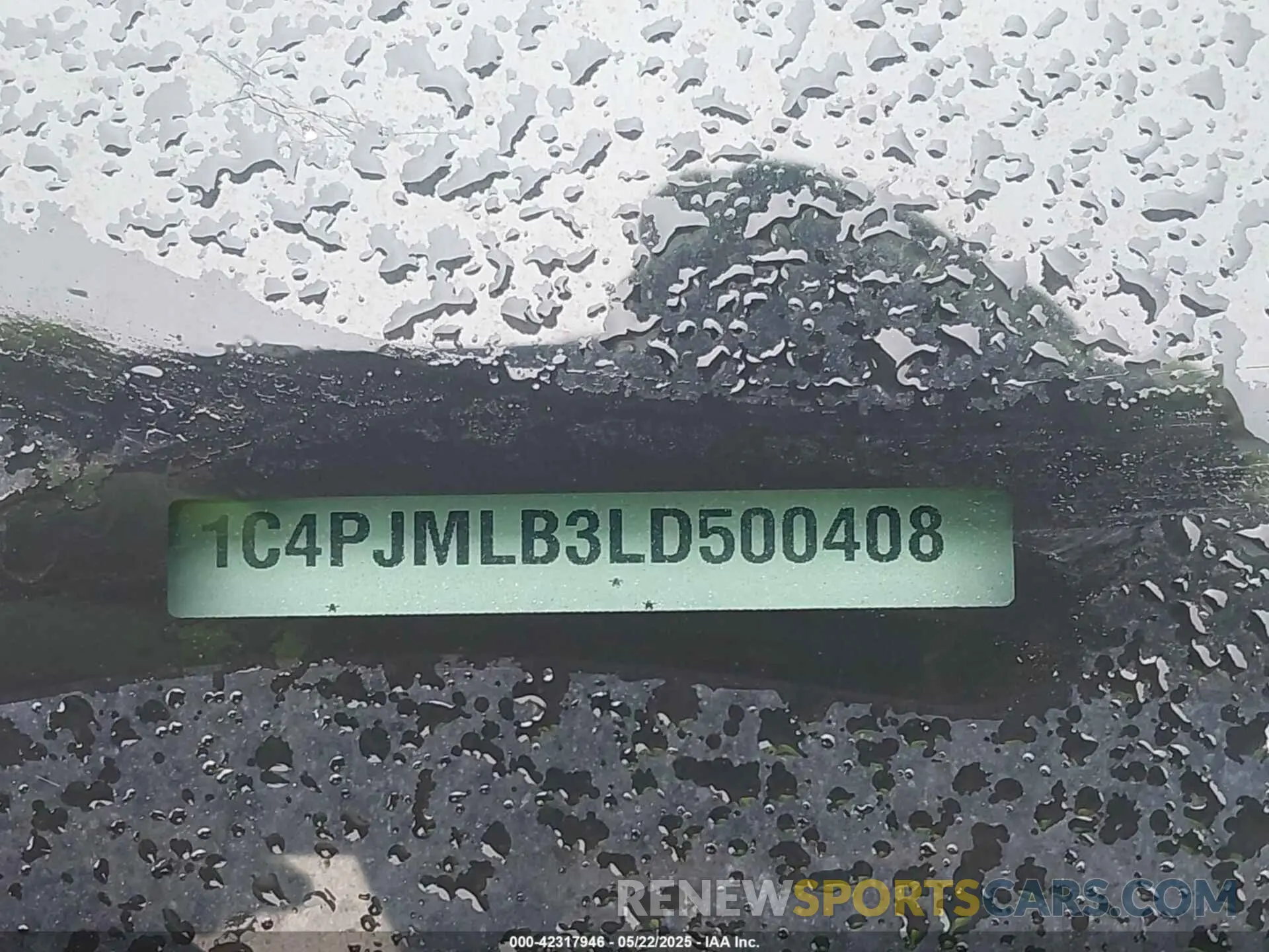 9 Photograph of a damaged car 1C4PJMLB3LD500408 JEEP CHEROKEE 2020
