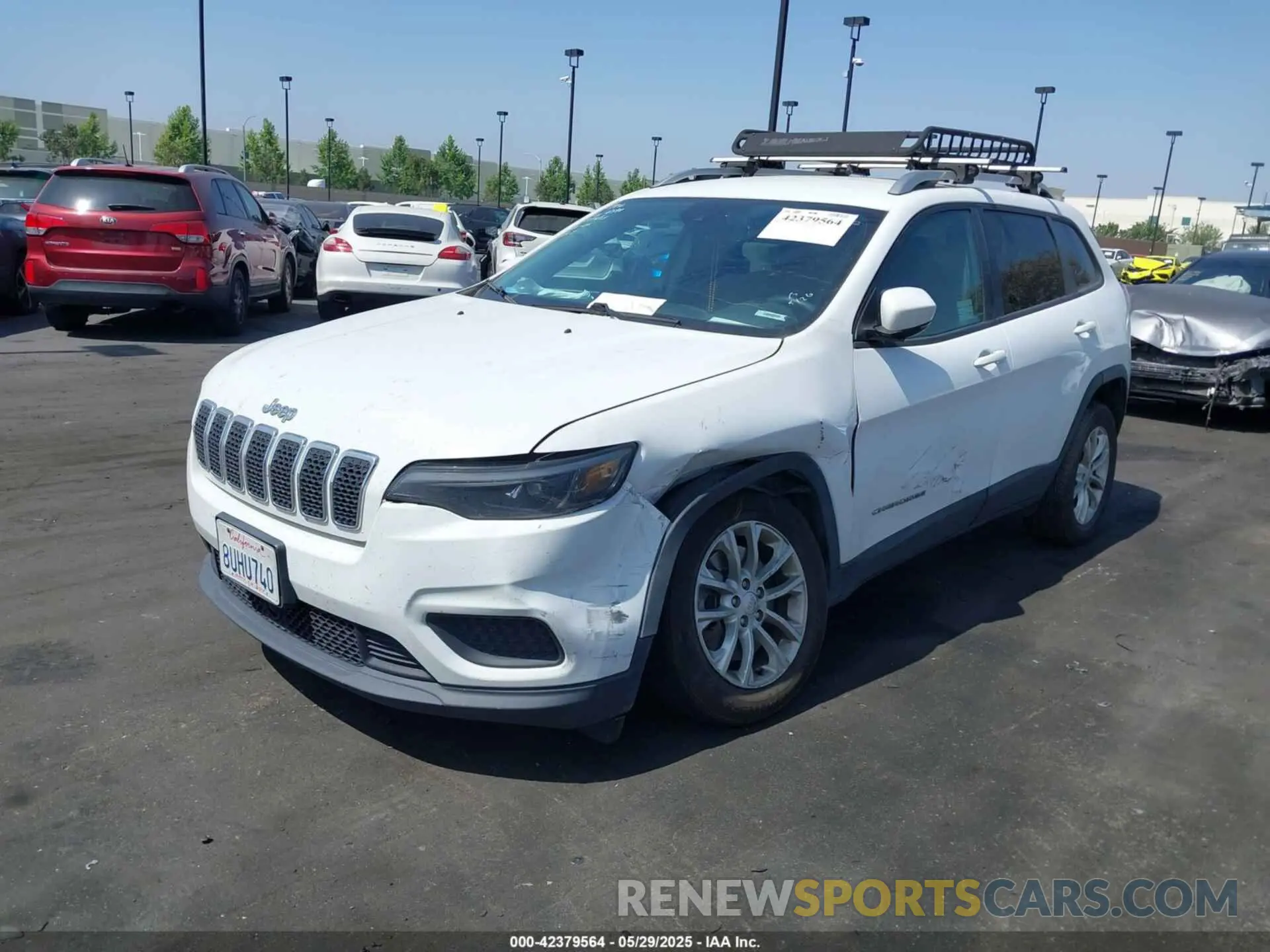 2 Photograph of a damaged car 1C4PJLCB0MD116324 JEEP CHEROKEE 2021