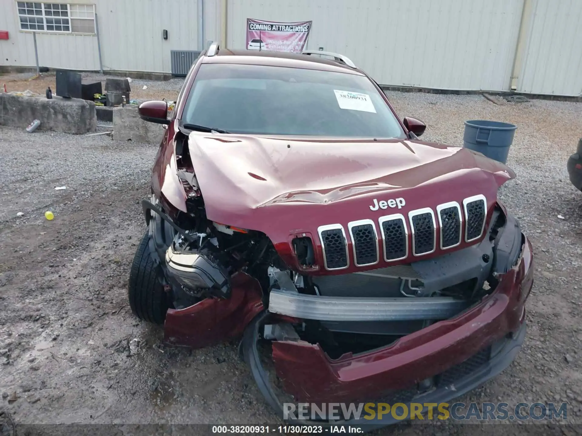12 Photograph of a damaged car 1C4PJLCB5MD192315 JEEP CHEROKEE 2021
