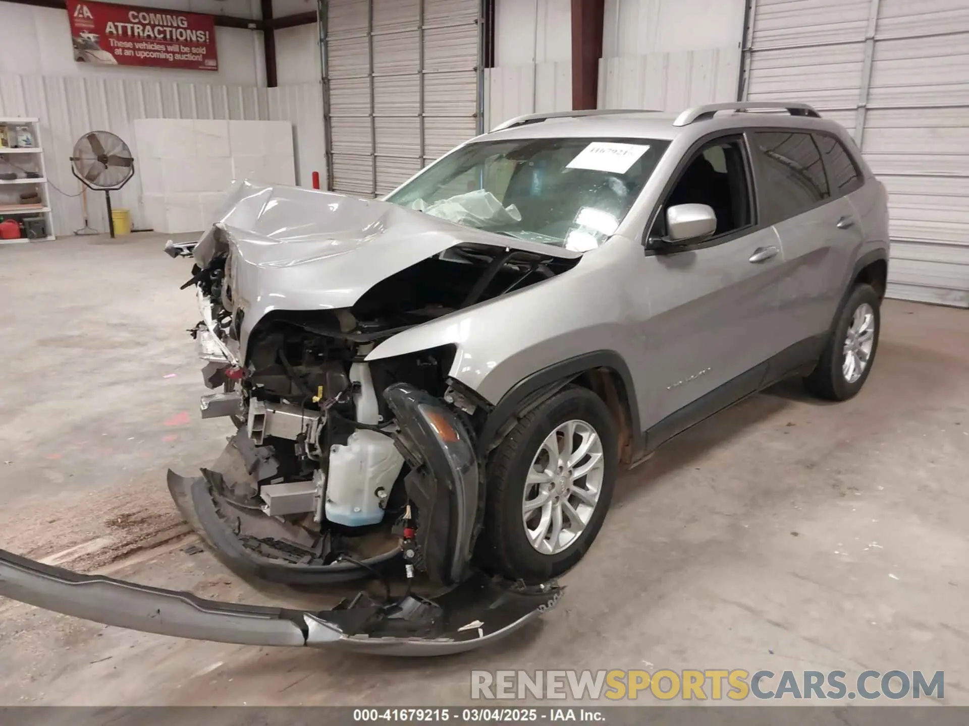 2 Photograph of a damaged car 1C4PJLCBXMD121188 JEEP CHEROKEE 2021
