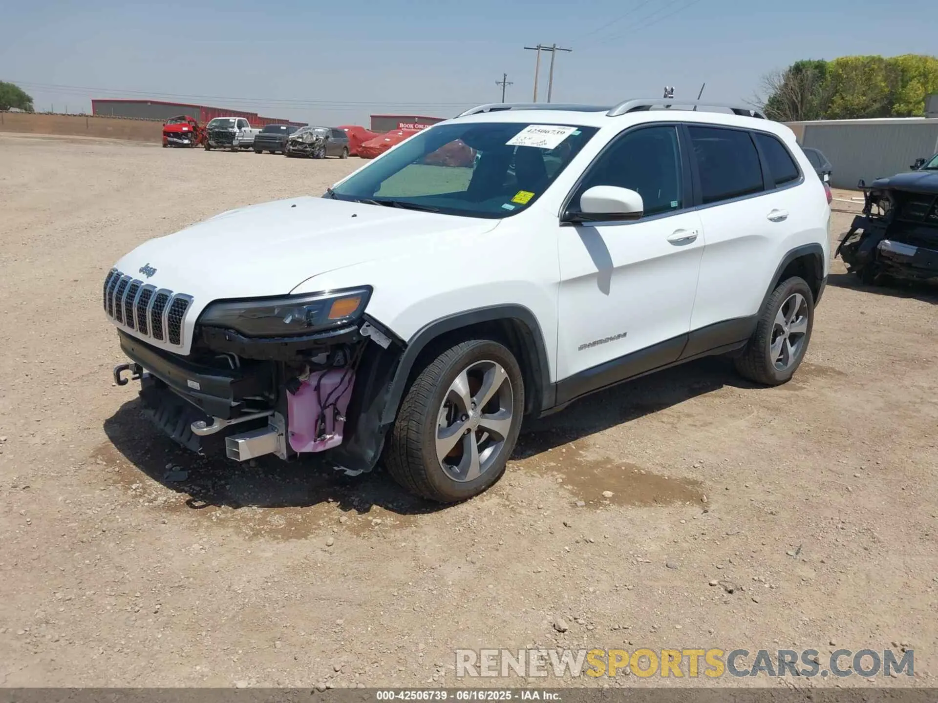 2 Photograph of a damaged car 1C4PJLDX1MD232271 JEEP CHEROKEE 2021