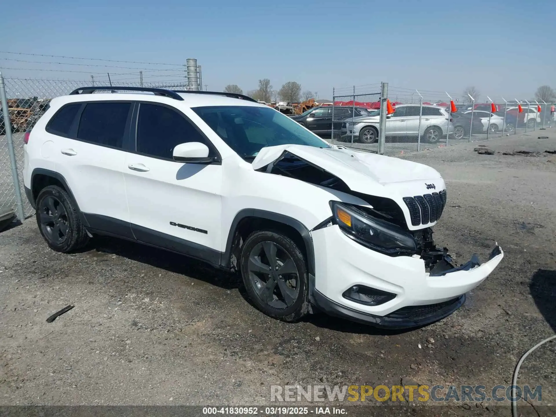 1 Photograph of a damaged car 1C4PJLLB1MD180422 JEEP CHEROKEE 2021