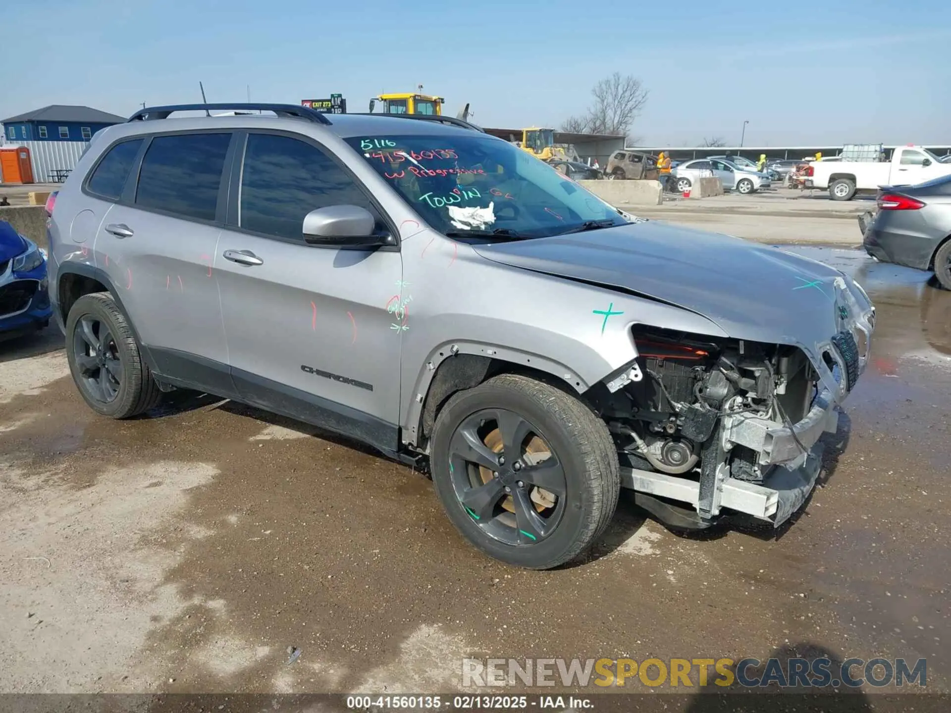 1 Photograph of a damaged car 1C4PJLLB6MD112830 JEEP CHEROKEE 2021