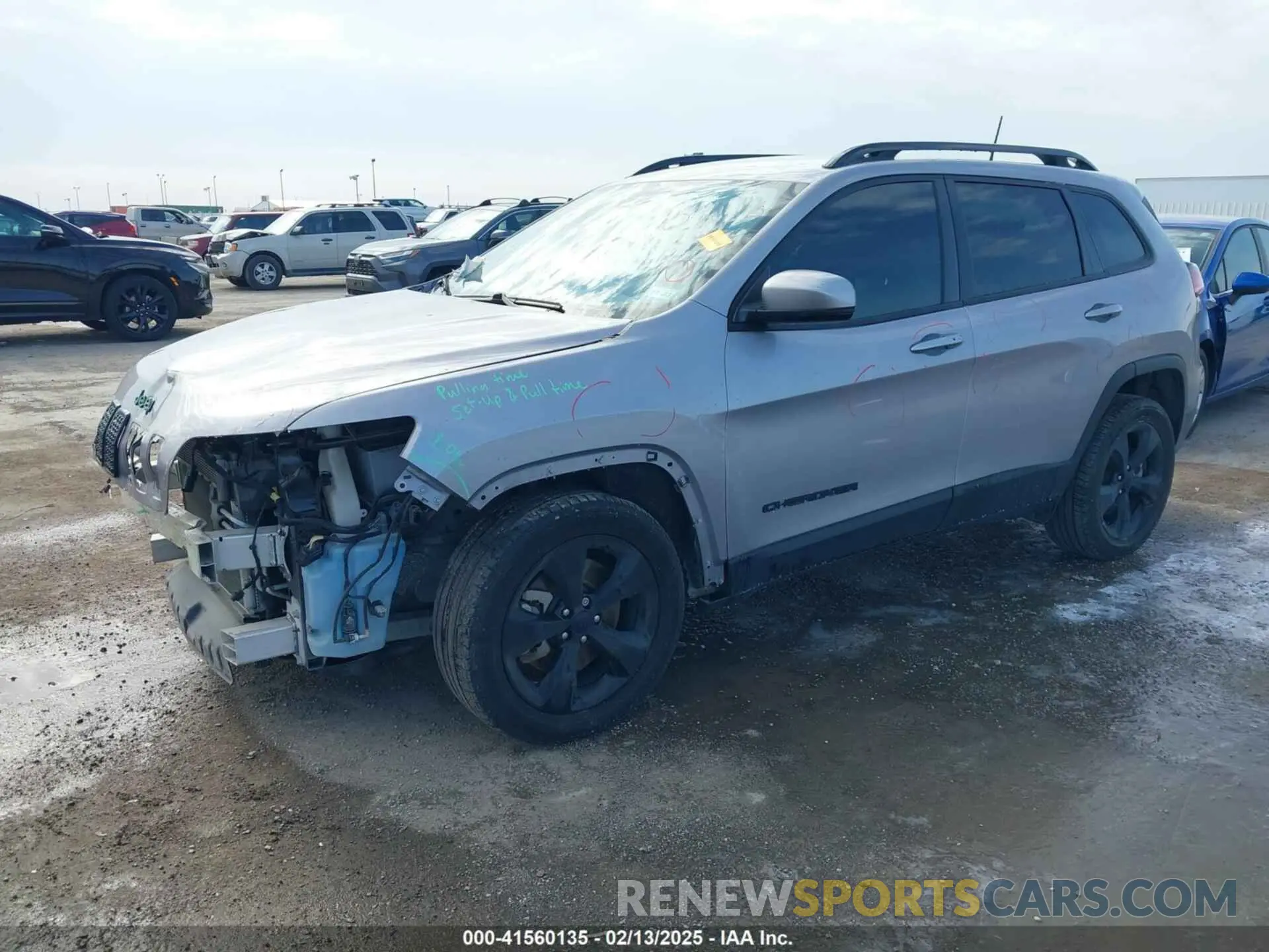 2 Photograph of a damaged car 1C4PJLLB6MD112830 JEEP CHEROKEE 2021