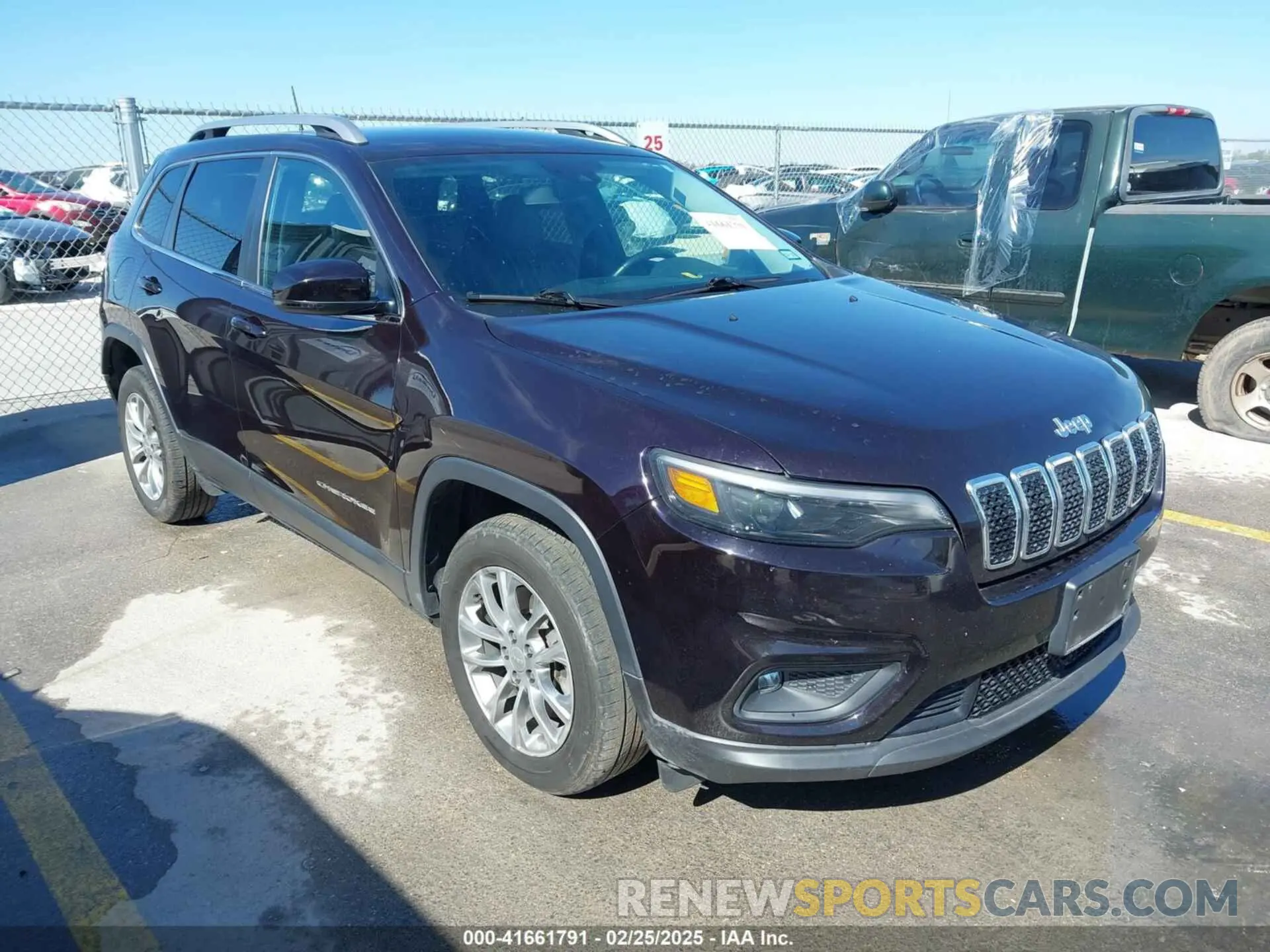 1 Photograph of a damaged car 1C4PJLLB6MD155810 JEEP CHEROKEE 2021