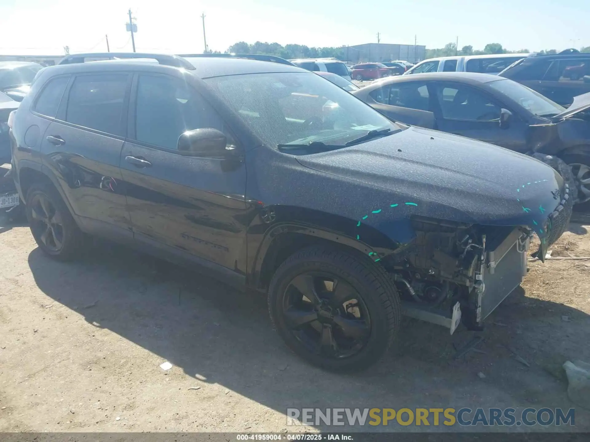 1 Photograph of a damaged car 1C4PJLLBXMD112667 JEEP CHEROKEE 2021