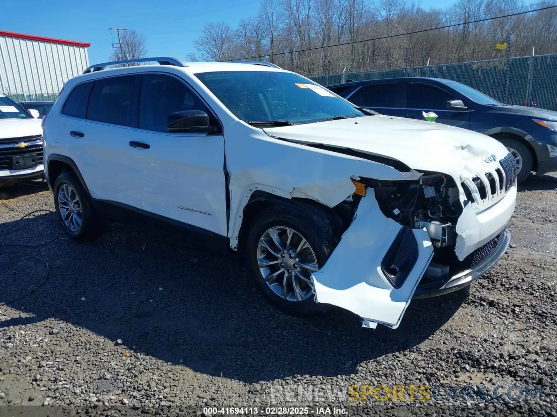 1 Photograph of a damaged car 1C4PJLLBXMD164087 JEEP CHEROKEE 2021