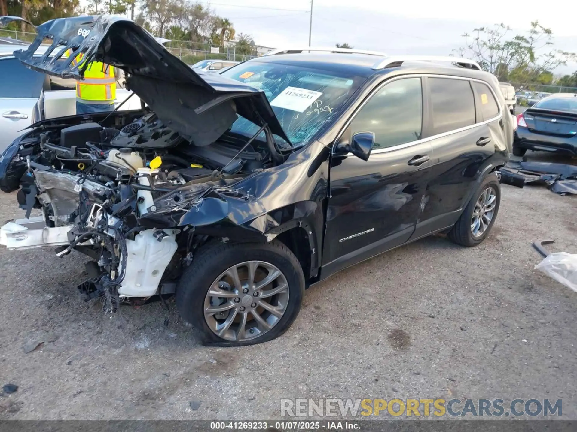 2 Photograph of a damaged car 1C4PJLMX4MD140927 JEEP CHEROKEE 2021