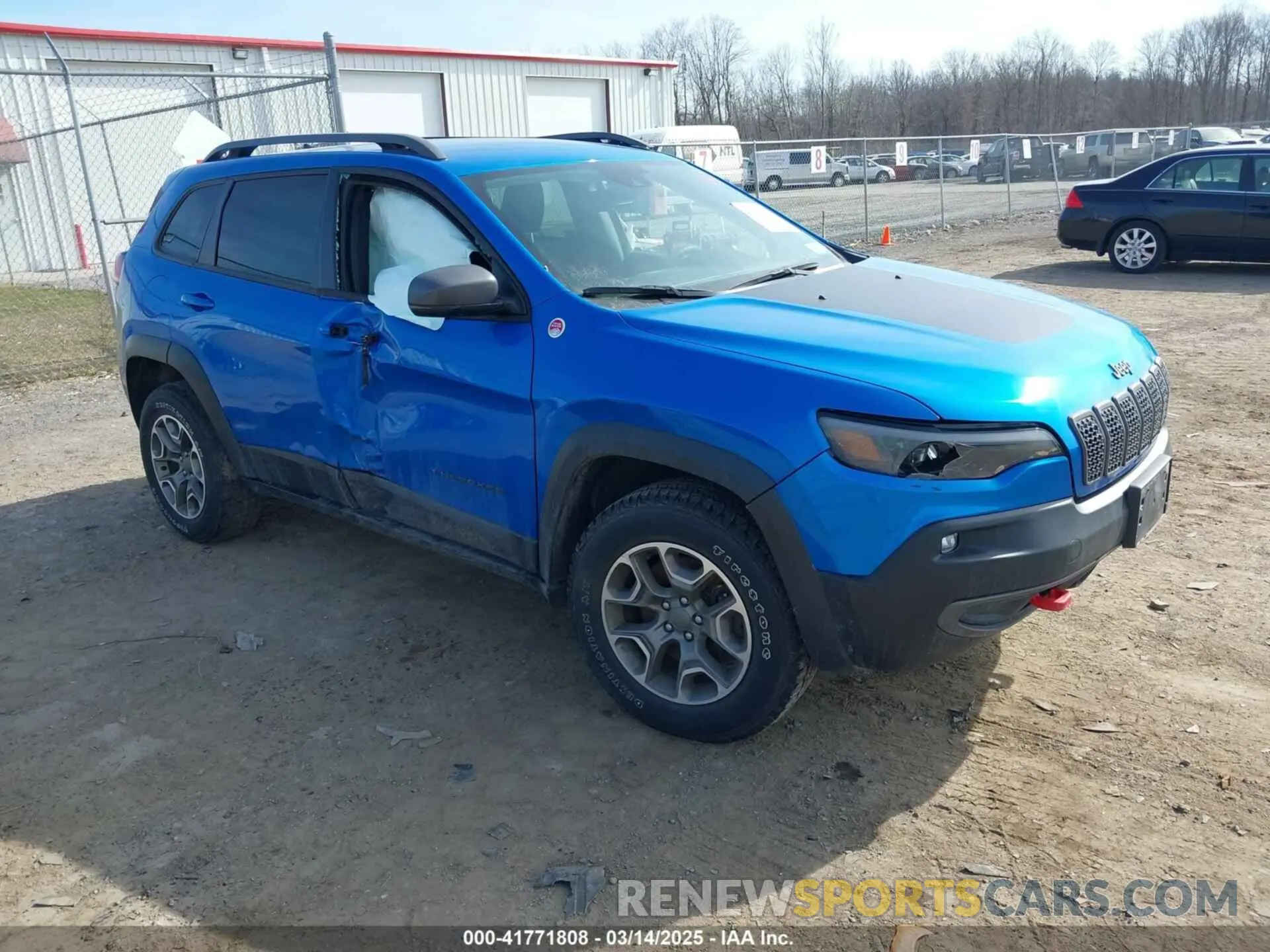 1 Photograph of a damaged car 1C4PJMBX4MD222987 JEEP CHEROKEE 2021