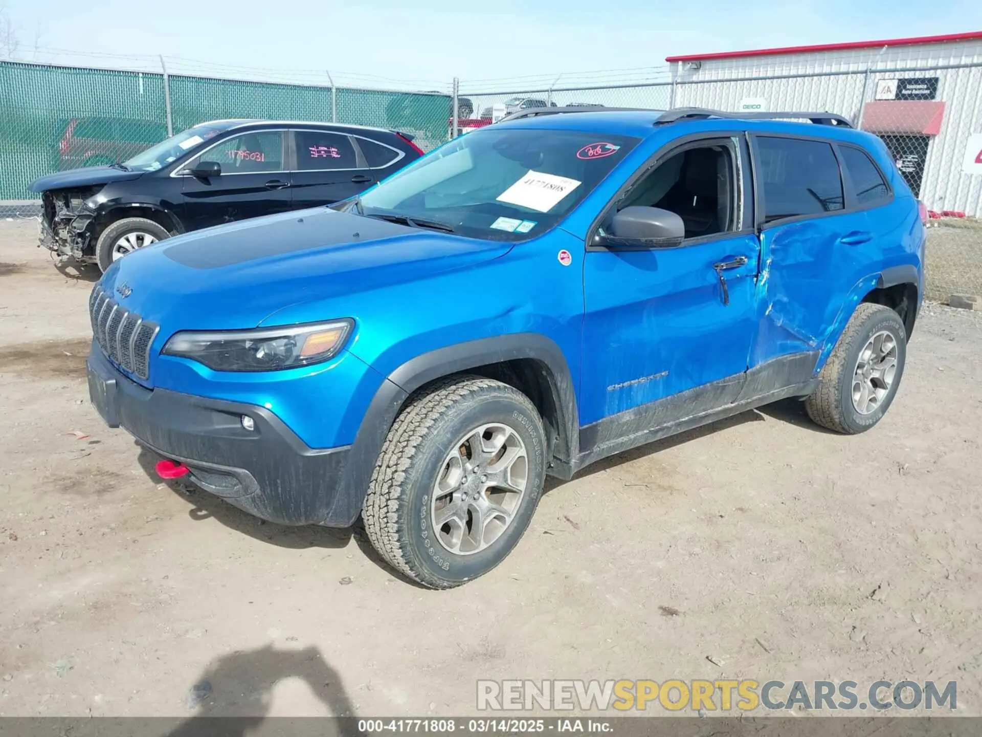 2 Photograph of a damaged car 1C4PJMBX4MD222987 JEEP CHEROKEE 2021