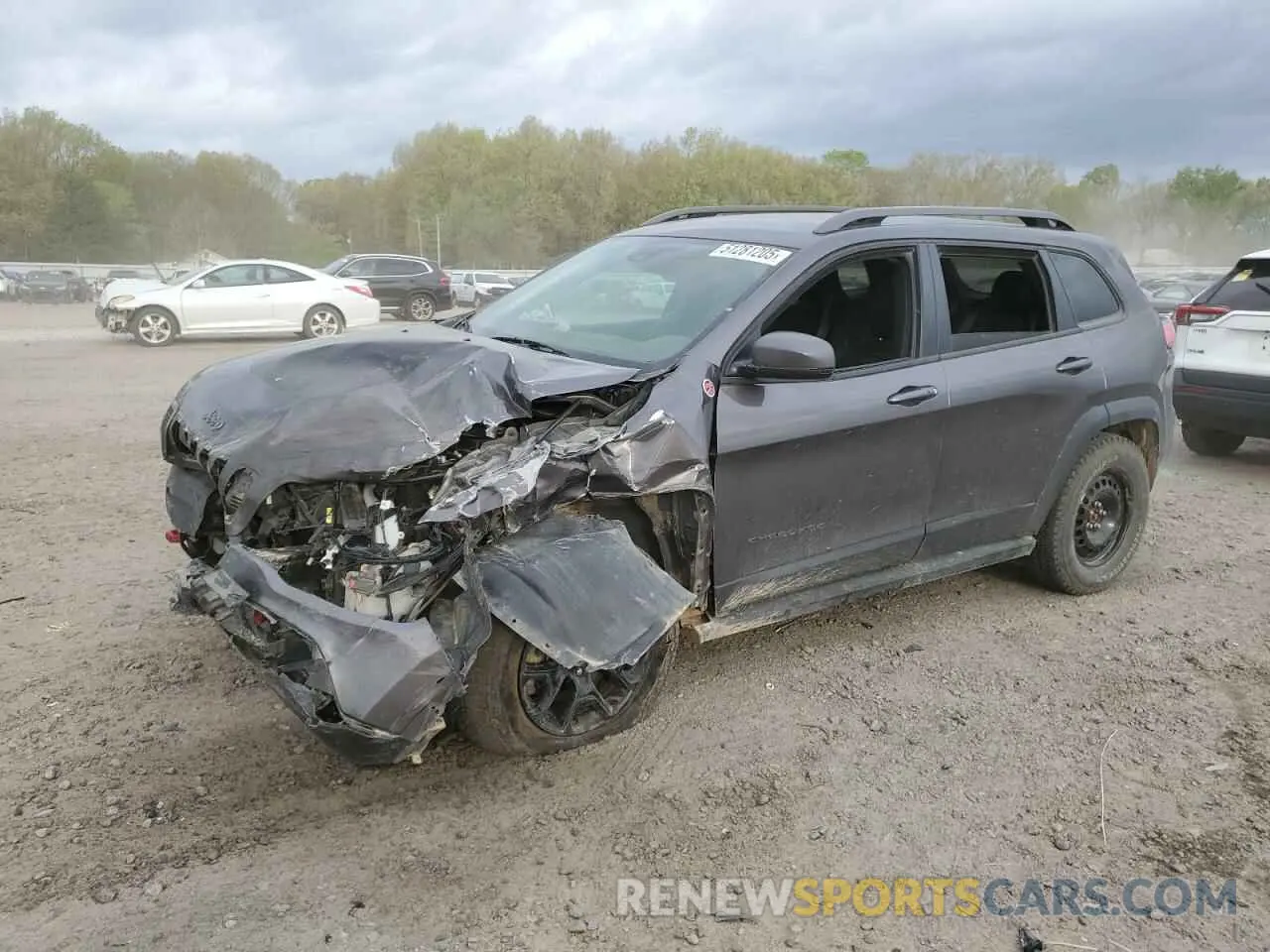 1 Photograph of a damaged car 1C4PJMBX7MD215581 JEEP CHEROKEE 2021