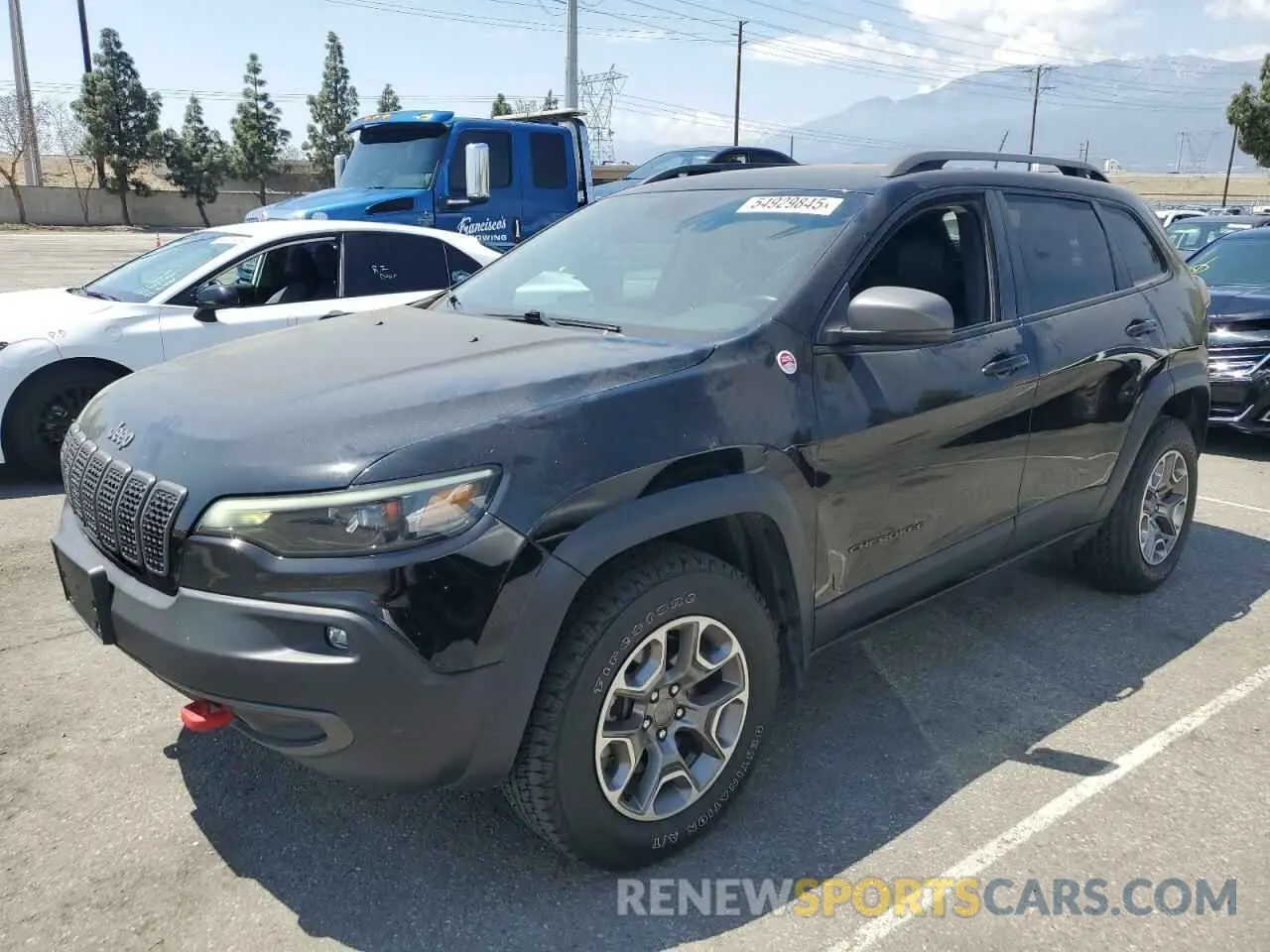 1 Photograph of a damaged car 1C4PJMBX8MD167153 JEEP CHEROKEE 2021