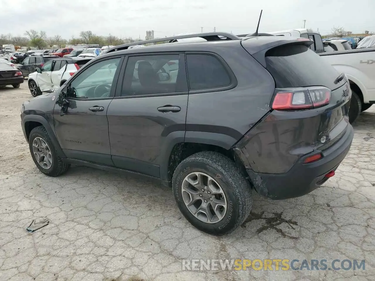 2 Photograph of a damaged car 1C4PJMBX8MD239596 JEEP CHEROKEE 2021
