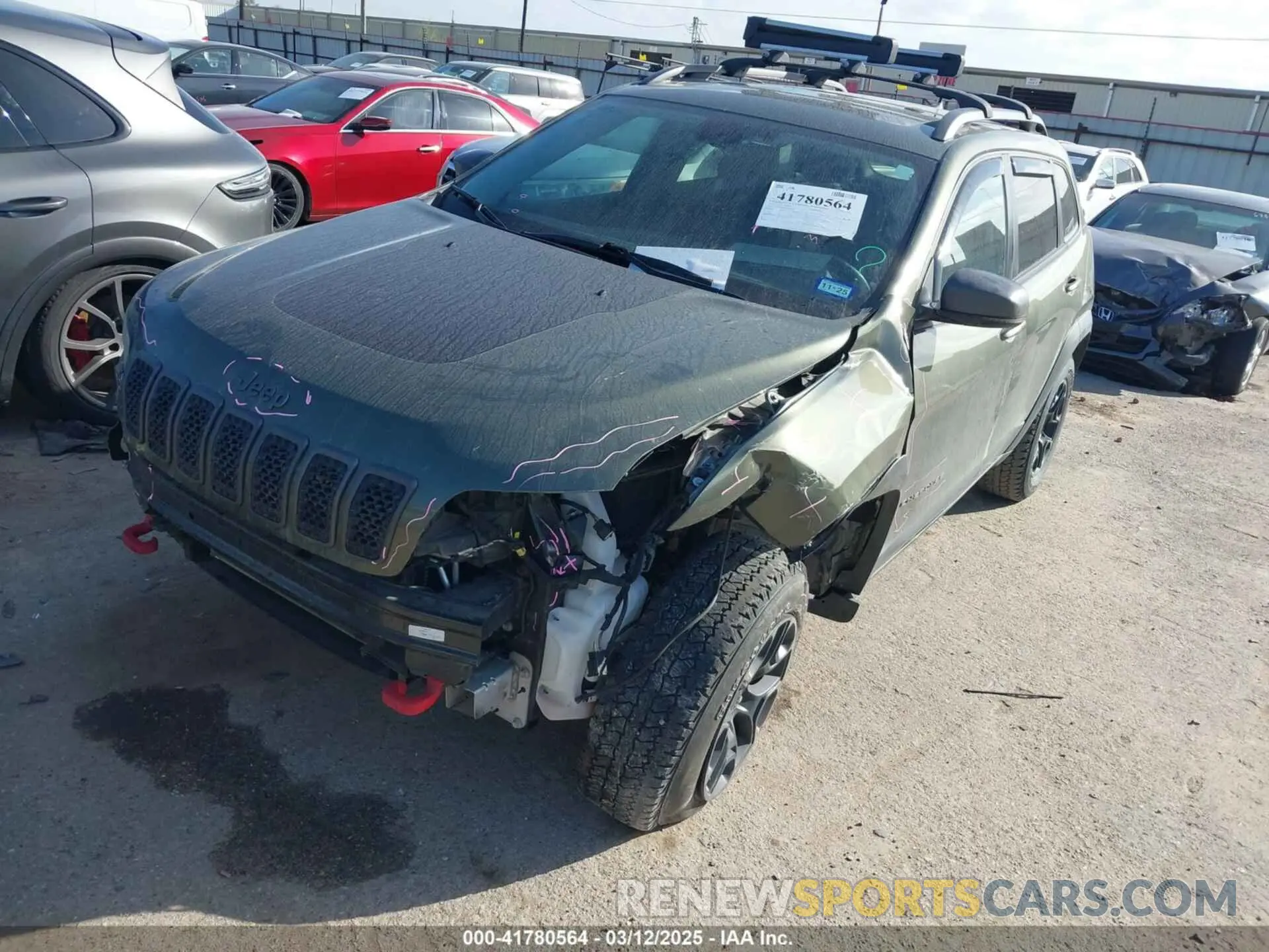 2 Photograph of a damaged car 1C4PJMBX9MD125087 JEEP CHEROKEE 2021