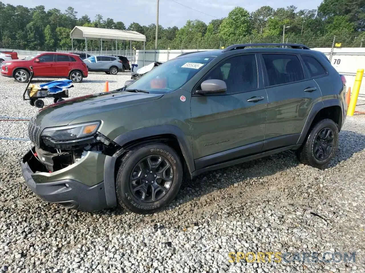1 Photograph of a damaged car 1C4PJMBXXMD116804 JEEP CHEROKEE 2021