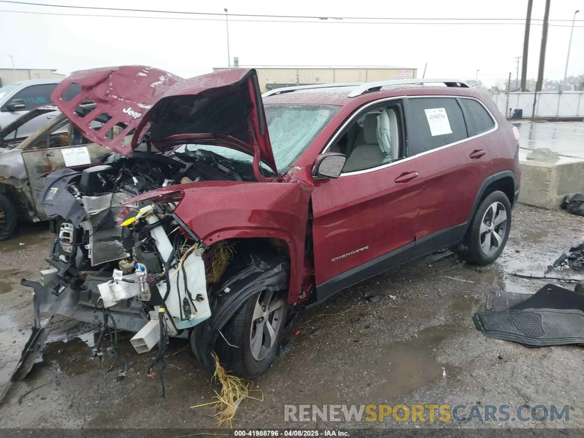2 Photograph of a damaged car 1C4PJMDX0MD206525 JEEP CHEROKEE 2021