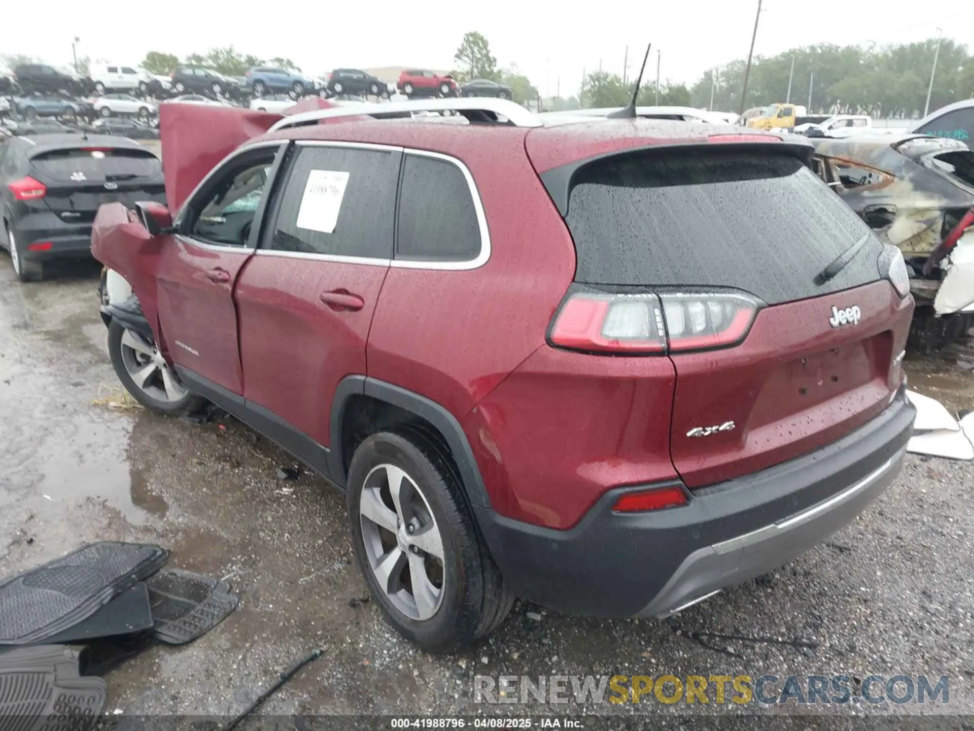 3 Photograph of a damaged car 1C4PJMDX0MD206525 JEEP CHEROKEE 2021