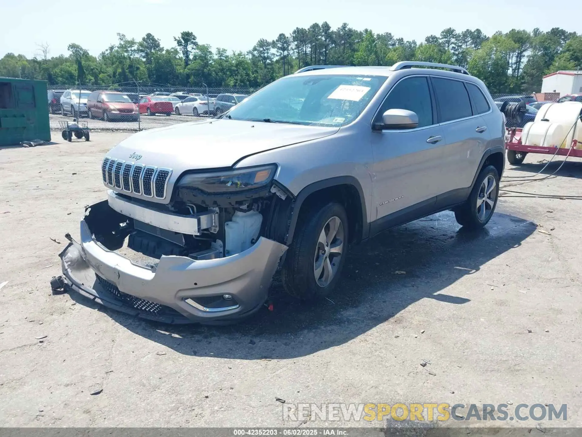 2 Photograph of a damaged car 1C4PJMDX1MD179500 JEEP CHEROKEE 2021