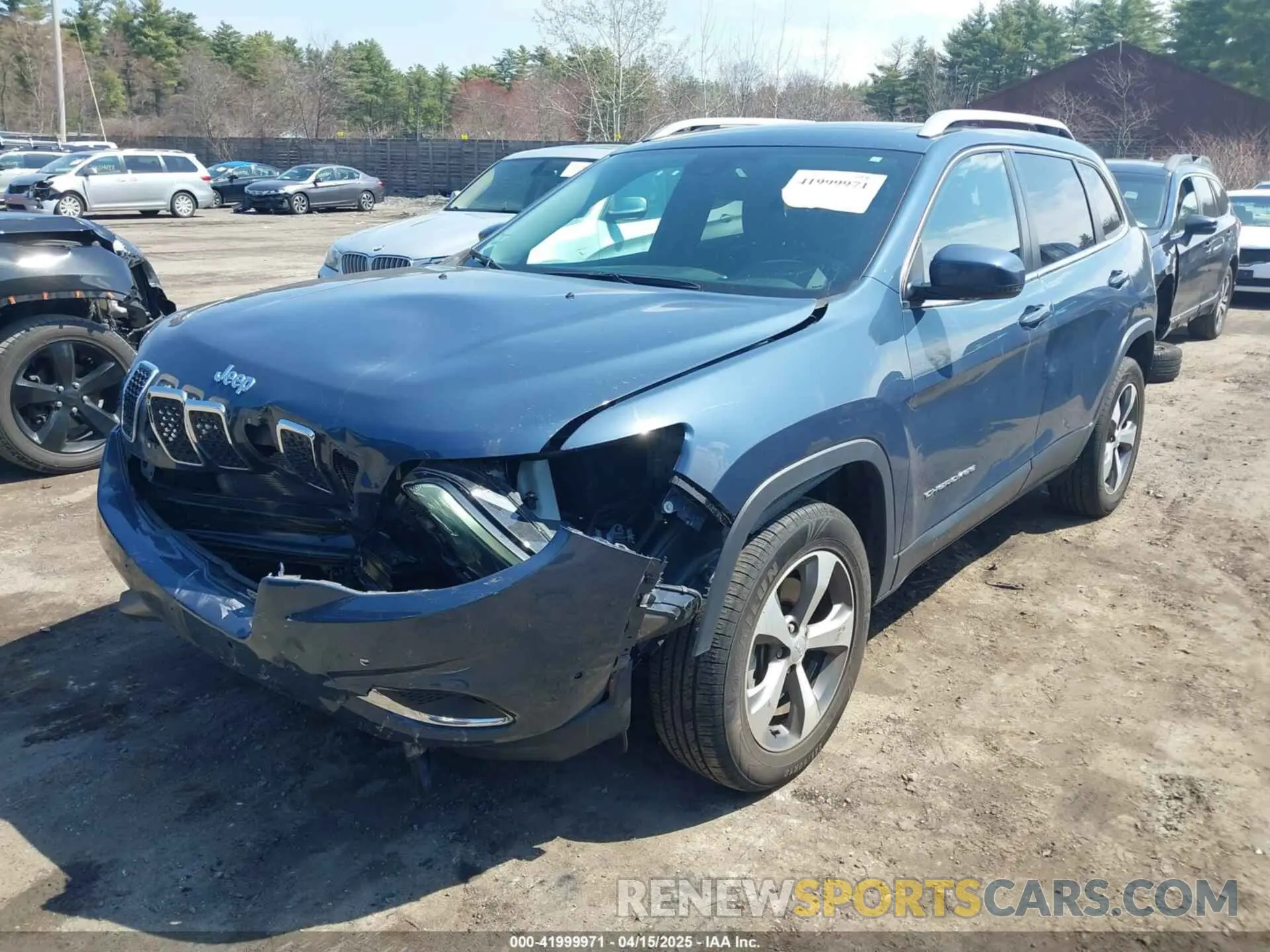 2 Photograph of a damaged car 1C4PJMDX2MD201391 JEEP CHEROKEE 2021