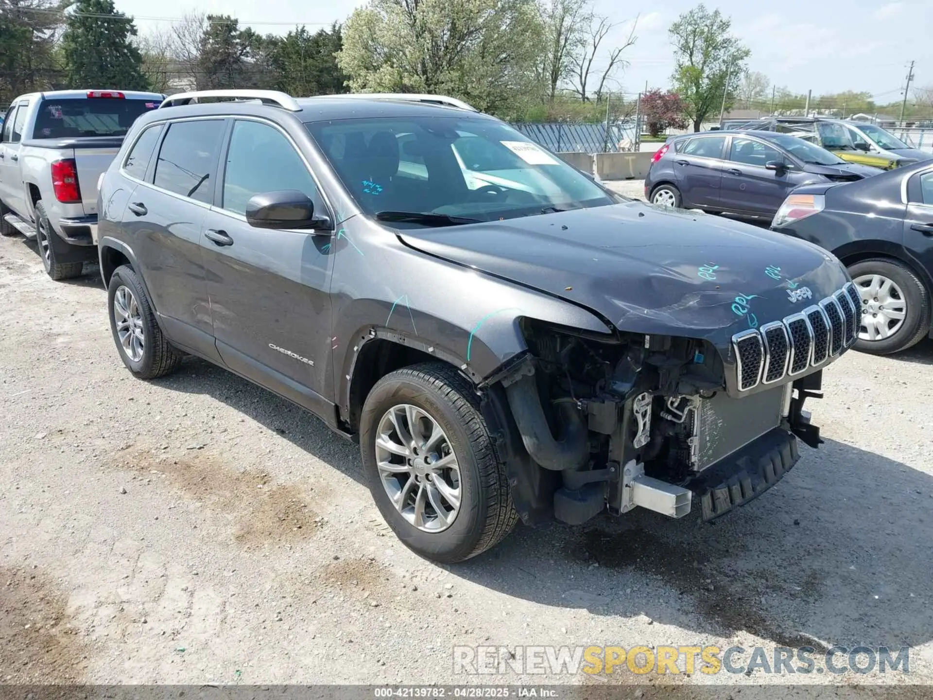 1 Photograph of a damaged car 1C4PJMMX4MD149875 JEEP CHEROKEE 2021