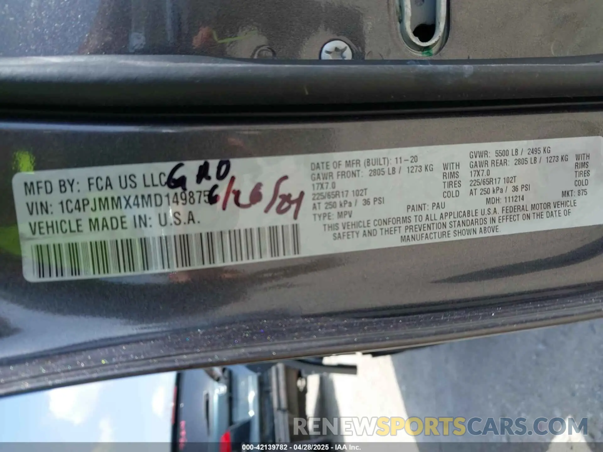 9 Photograph of a damaged car 1C4PJMMX4MD149875 JEEP CHEROKEE 2021