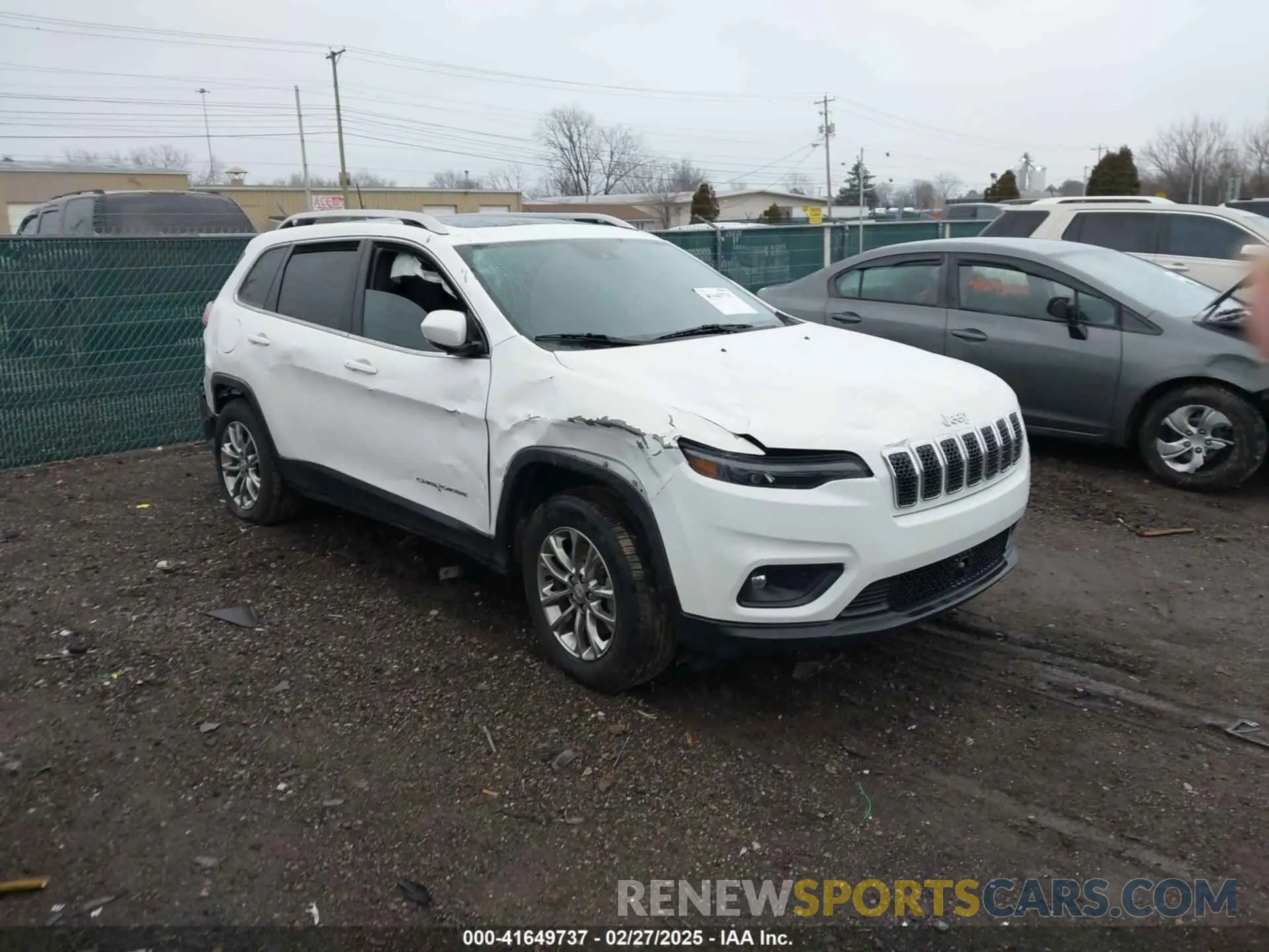 1 Photograph of a damaged car 1C4PJMMX5MD133846 JEEP CHEROKEE 2021
