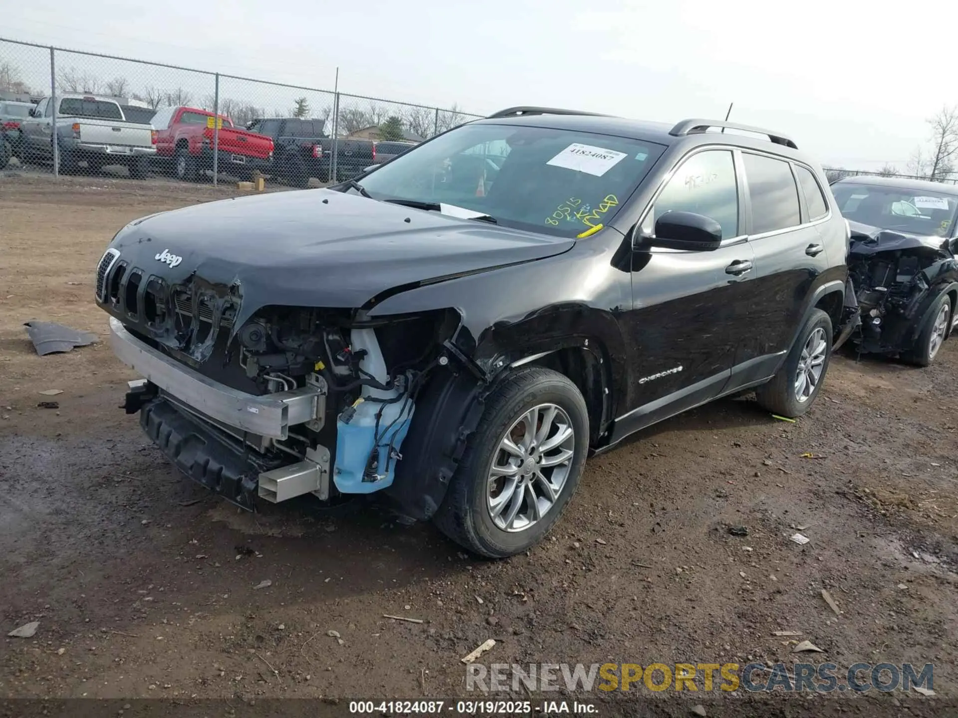 2 Photograph of a damaged car 1C4PJLMX3ND510914 JEEP CHEROKEE 2022
