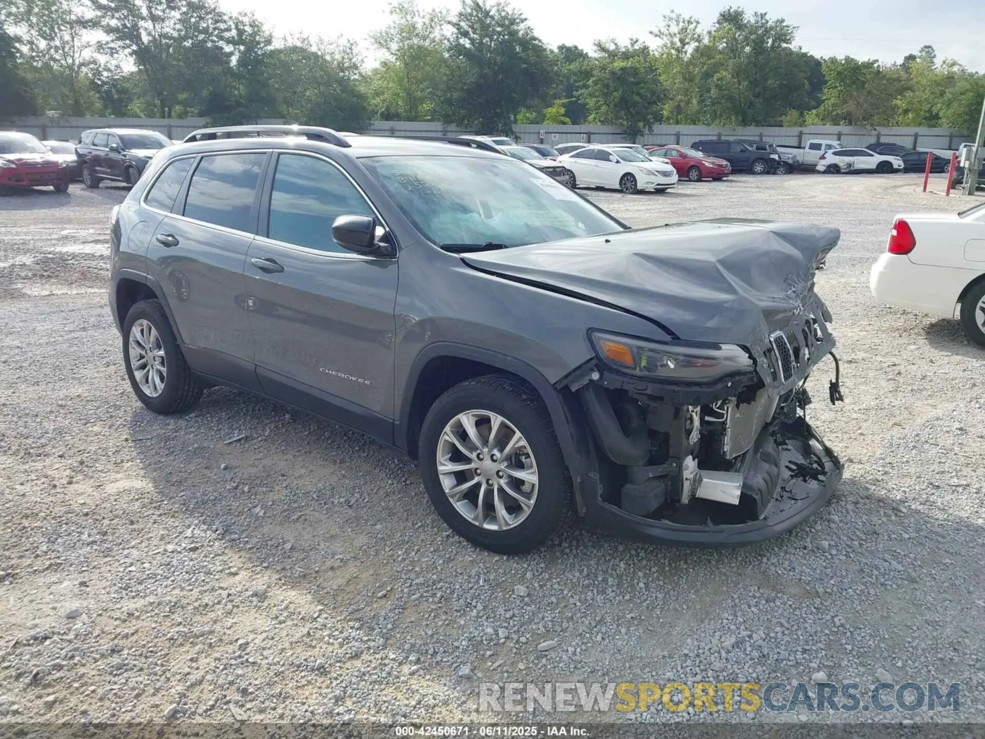 1 Photograph of a damaged car 1C4PJLMX6ND521213 JEEP CHEROKEE 2022