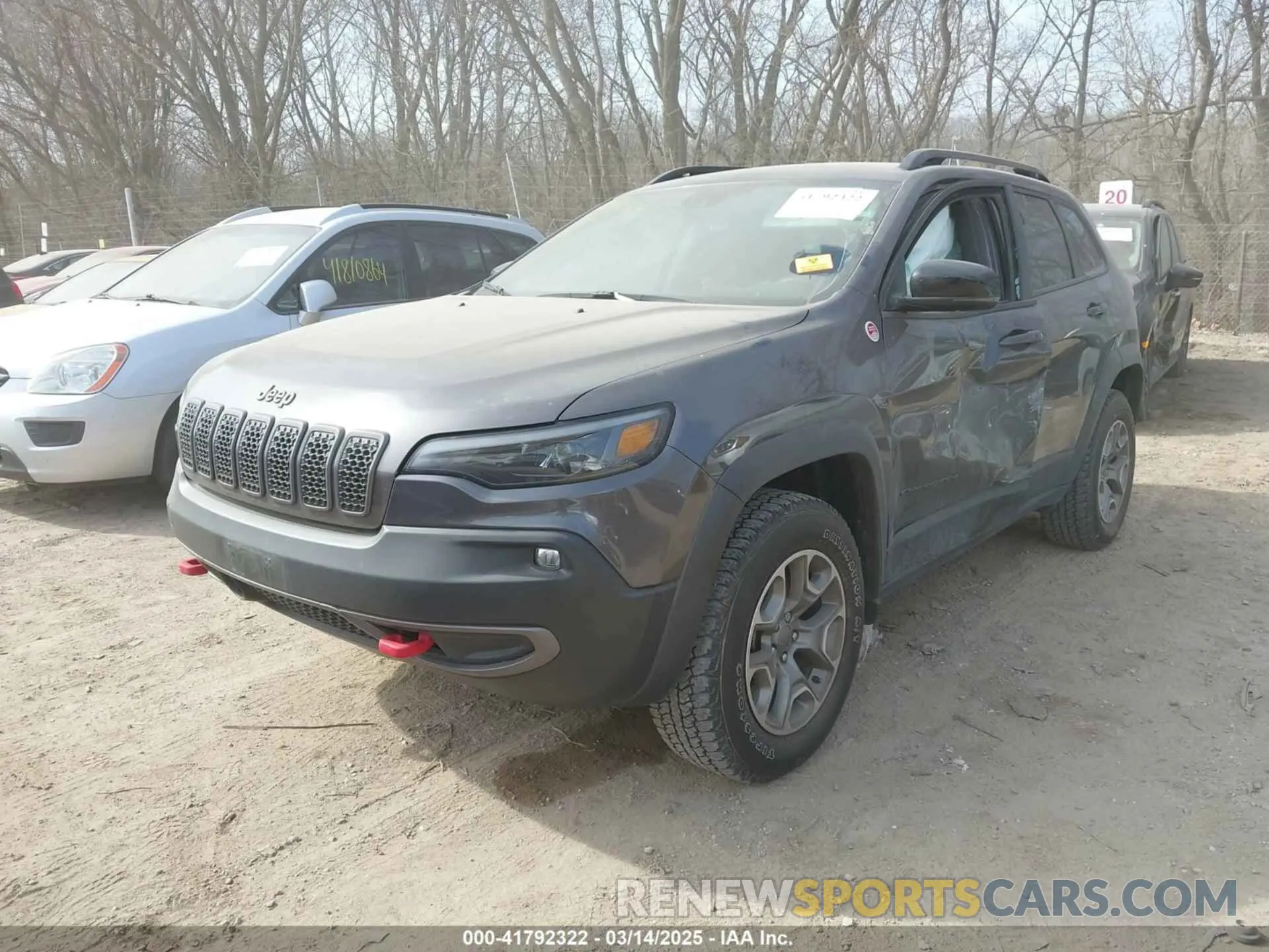 2 Photograph of a damaged car 1C4PJMBX4ND536592 JEEP CHEROKEE 2022