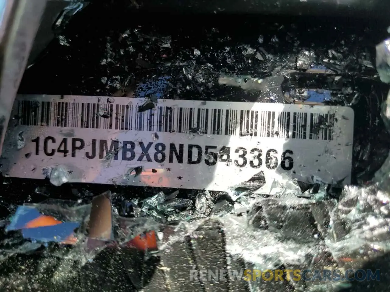 14 Photograph of a damaged car 1C4PJMBX8ND543366 JEEP CHEROKEE 2022