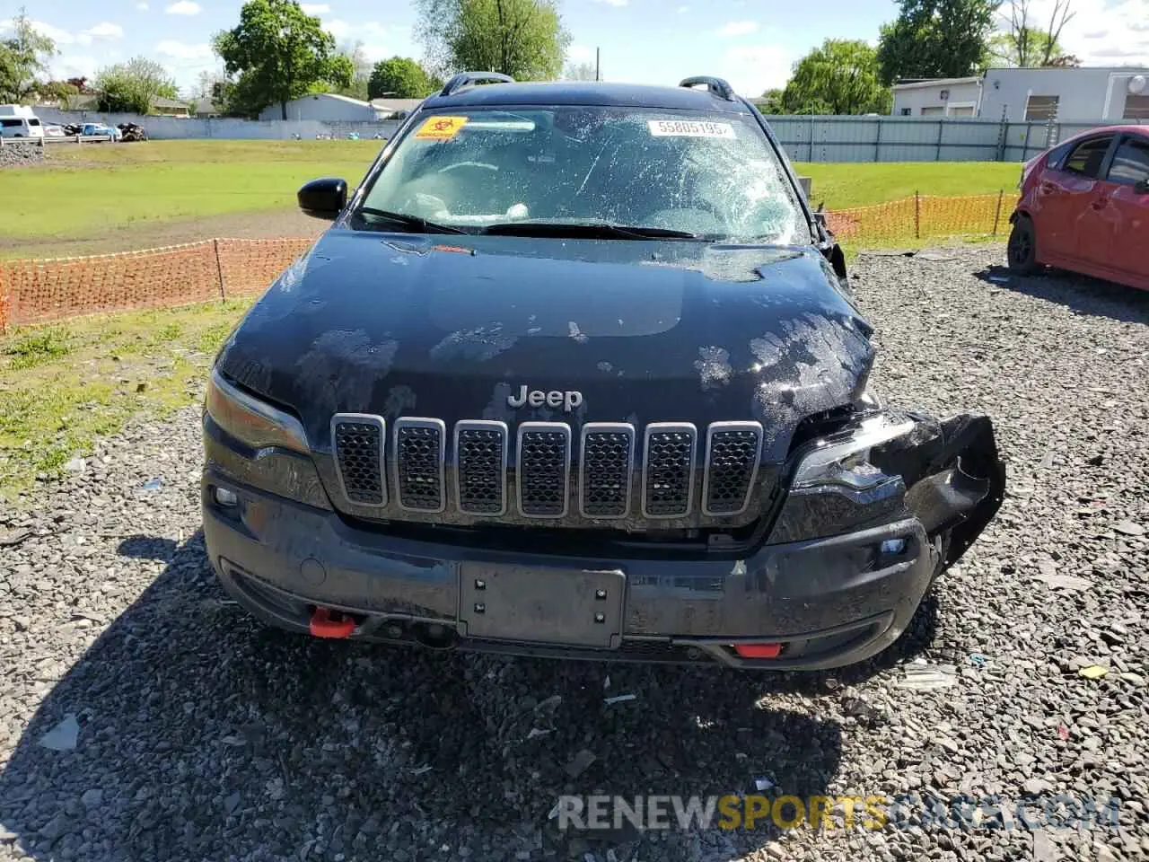5 Photograph of a damaged car 1C4PJMBX8ND543366 JEEP CHEROKEE 2022