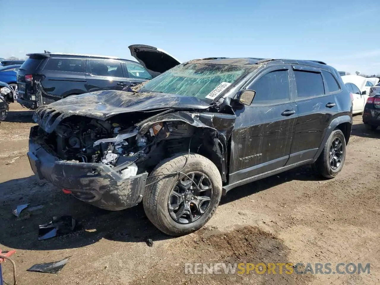 1 Photograph of a damaged car 1C4PJMBX9ND516418 JEEP CHEROKEE 2022