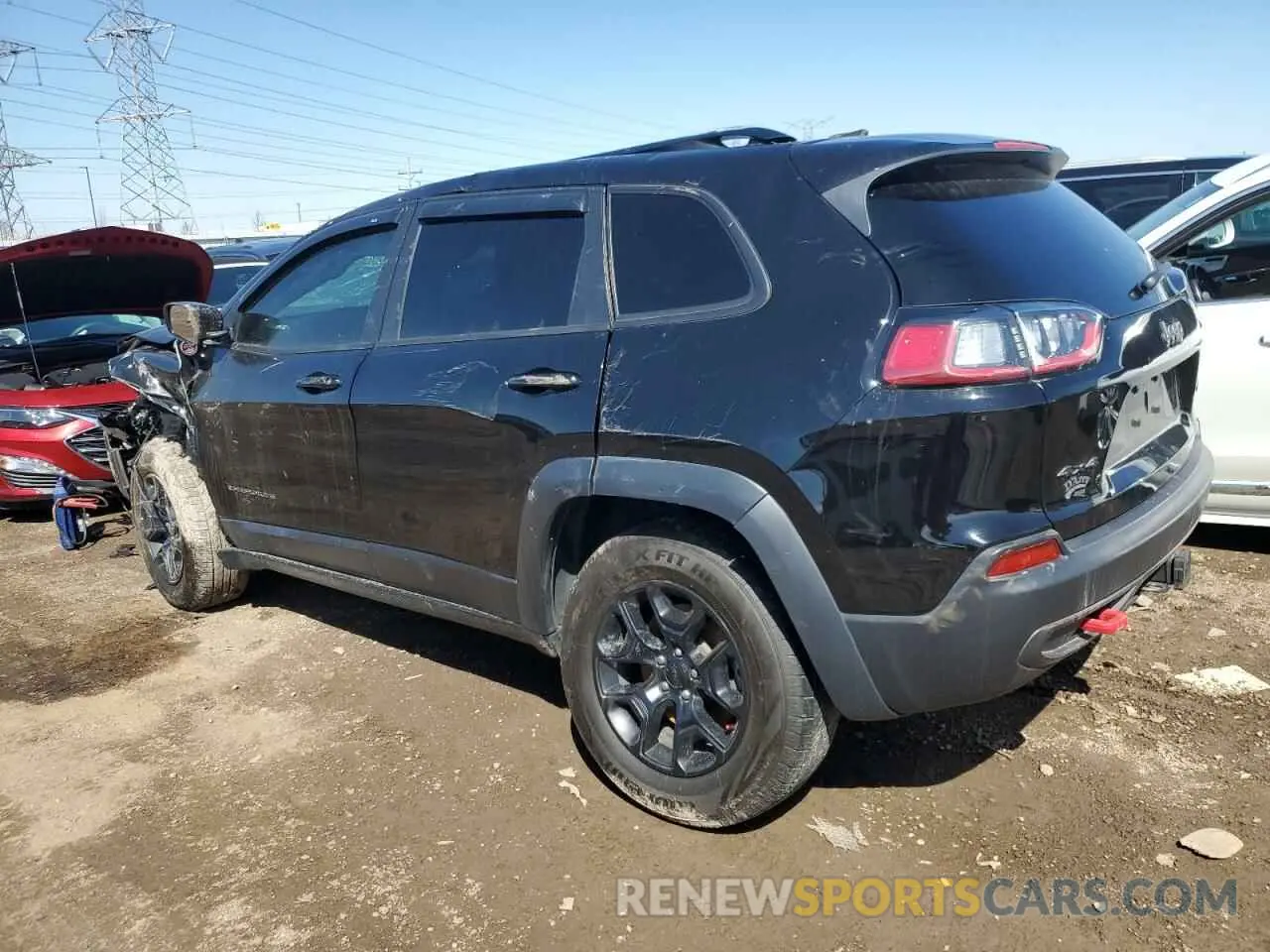 2 Photograph of a damaged car 1C4PJMBX9ND516418 JEEP CHEROKEE 2022