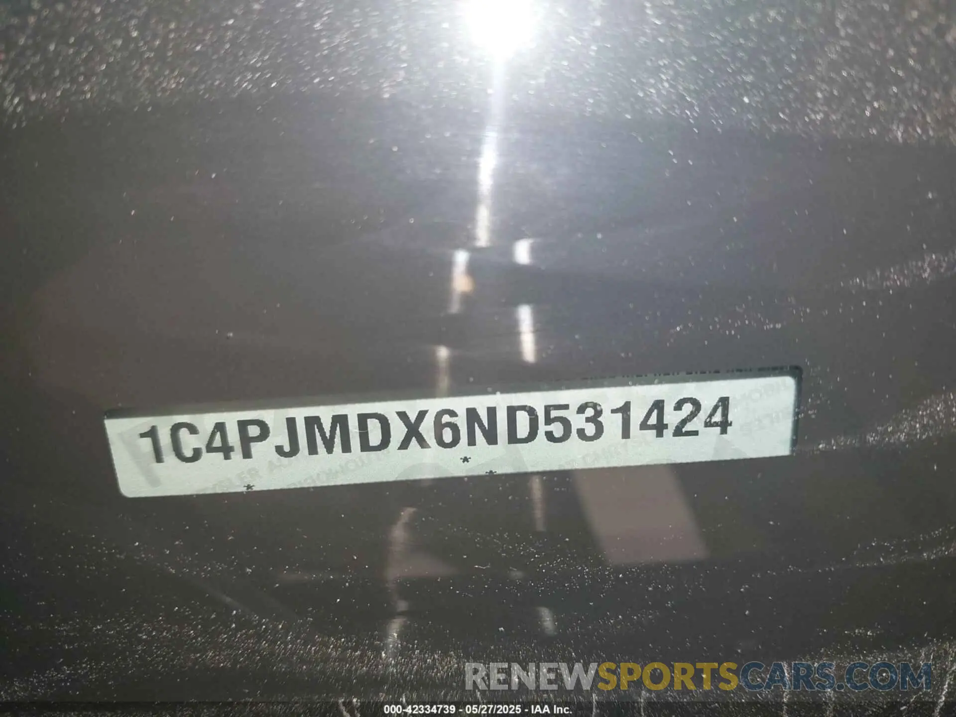 9 Photograph of a damaged car 1C4PJMDX6ND531424 JEEP CHEROKEE 2022
