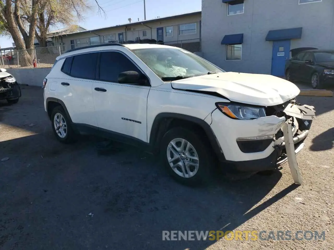 4 Photograph of a damaged car 3C4NJCAB0KT726483 JEEP COMPASS 2019