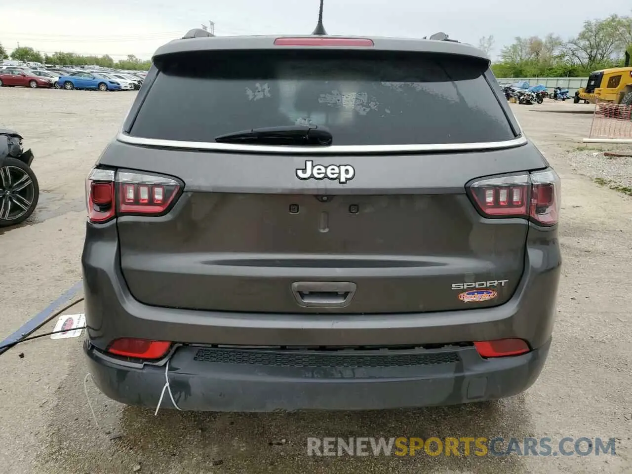 6 Photograph of a damaged car 3C4NJCAB1KT847992 JEEP COMPASS 2019