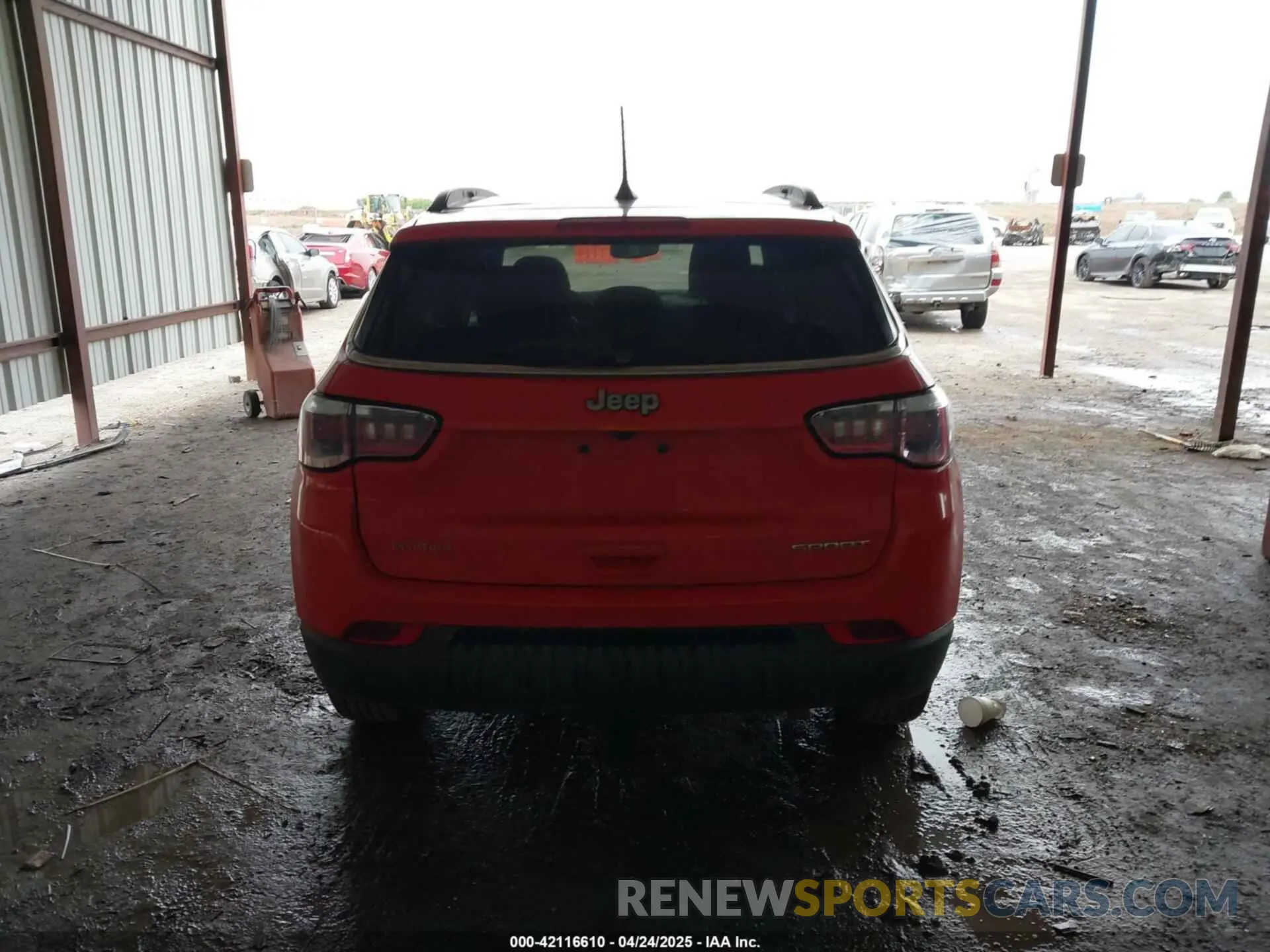 16 Photograph of a damaged car 3C4NJCAB2KT676721 JEEP COMPASS 2019