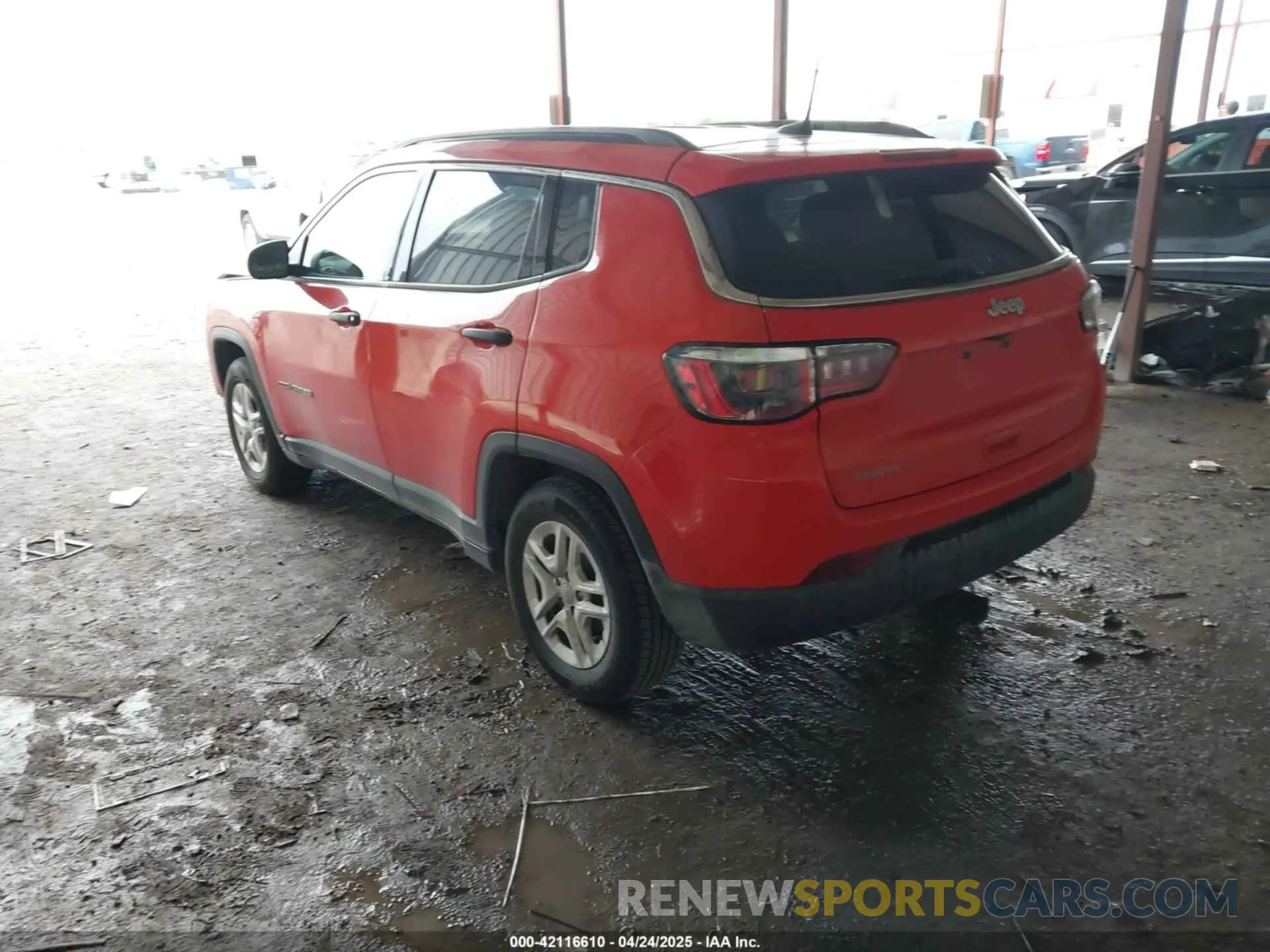 3 Photograph of a damaged car 3C4NJCAB2KT676721 JEEP COMPASS 2019